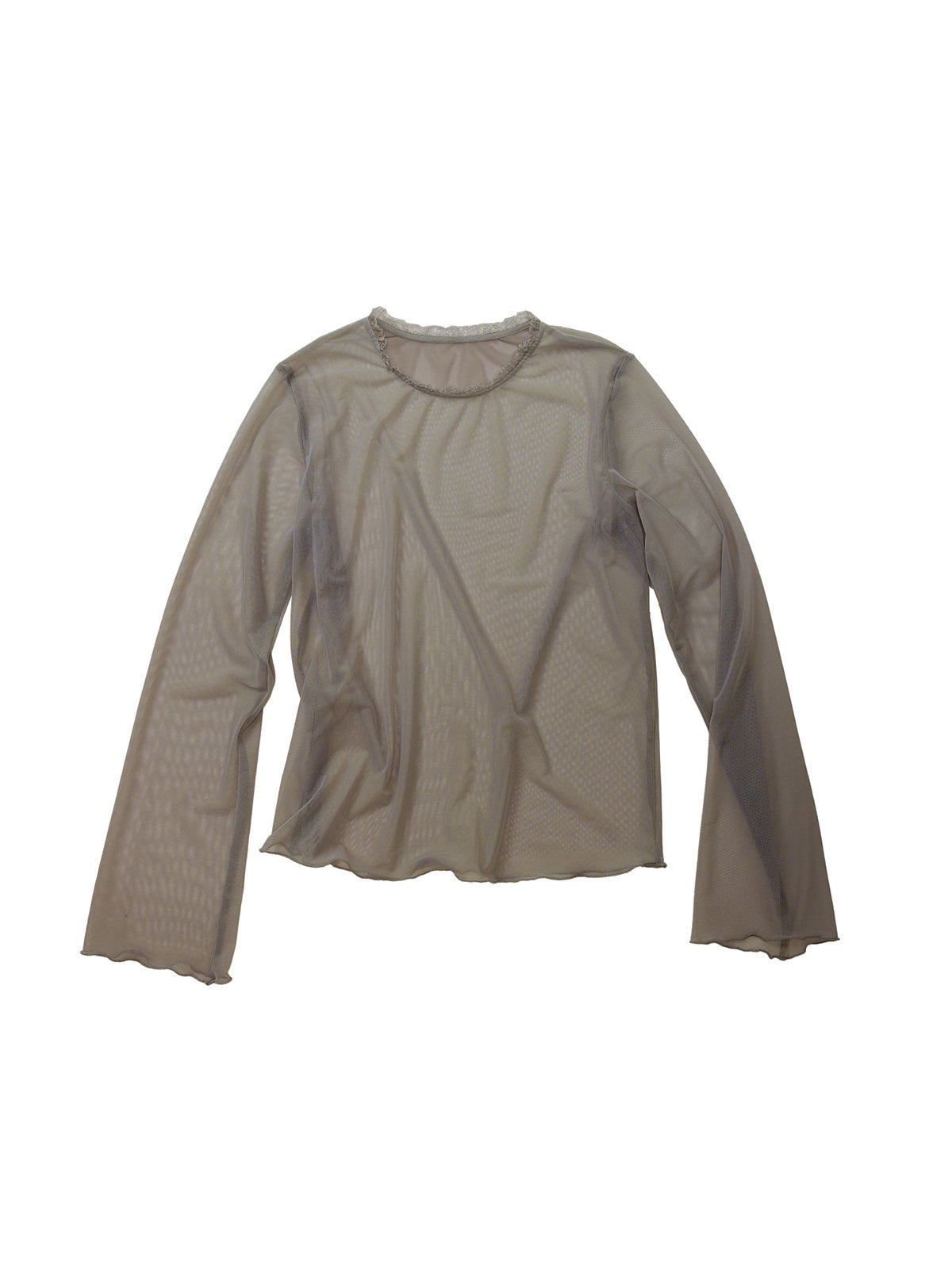 Mesh Frill LS