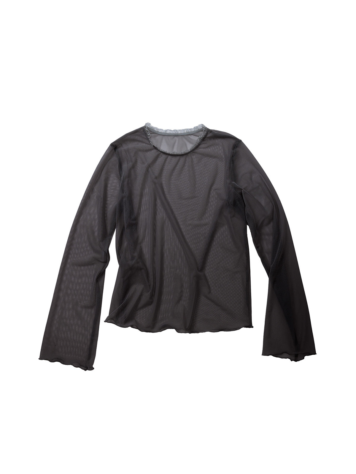 Mesh Frill LS