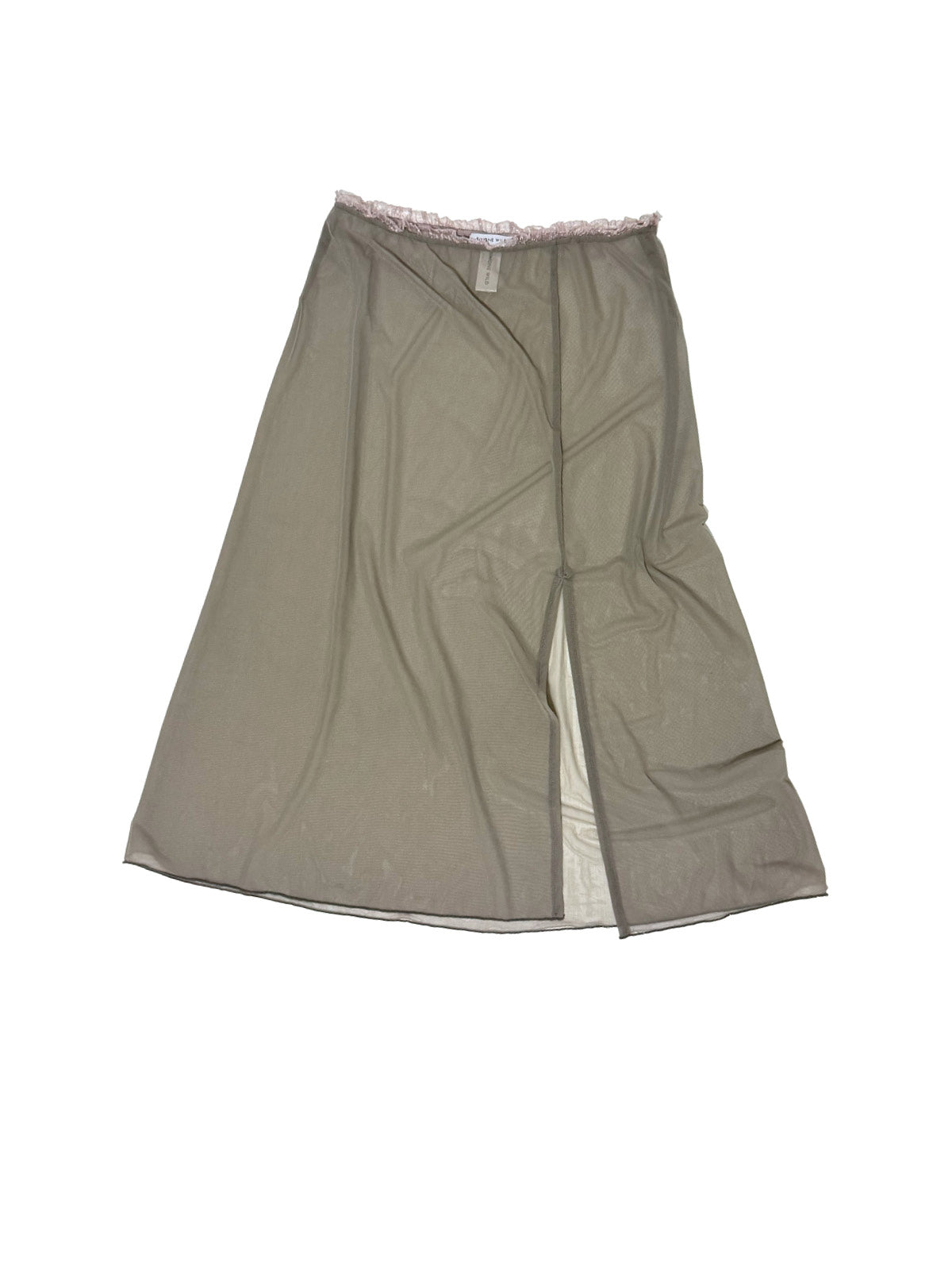 Mesh Slip Skirt