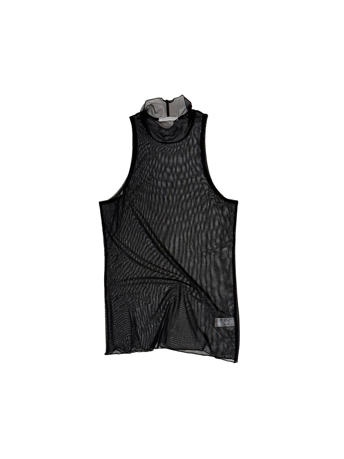 Mesh High Neck Top