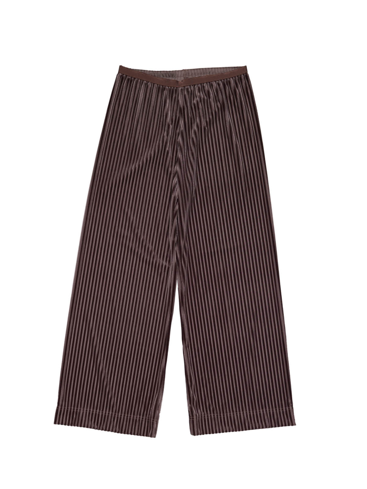 Rib Velvet Low Waist Pants