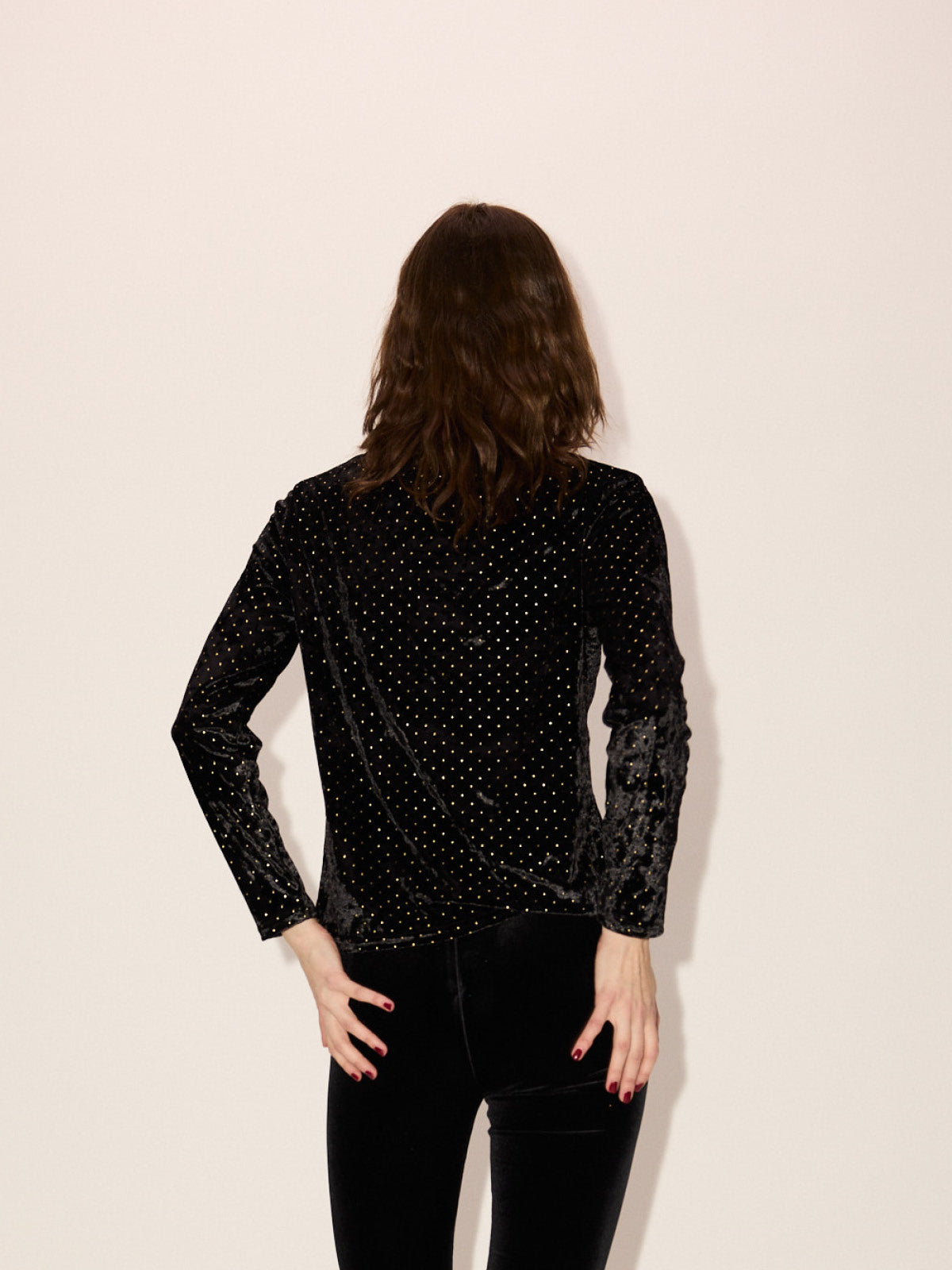 Studded Velvet Troyer