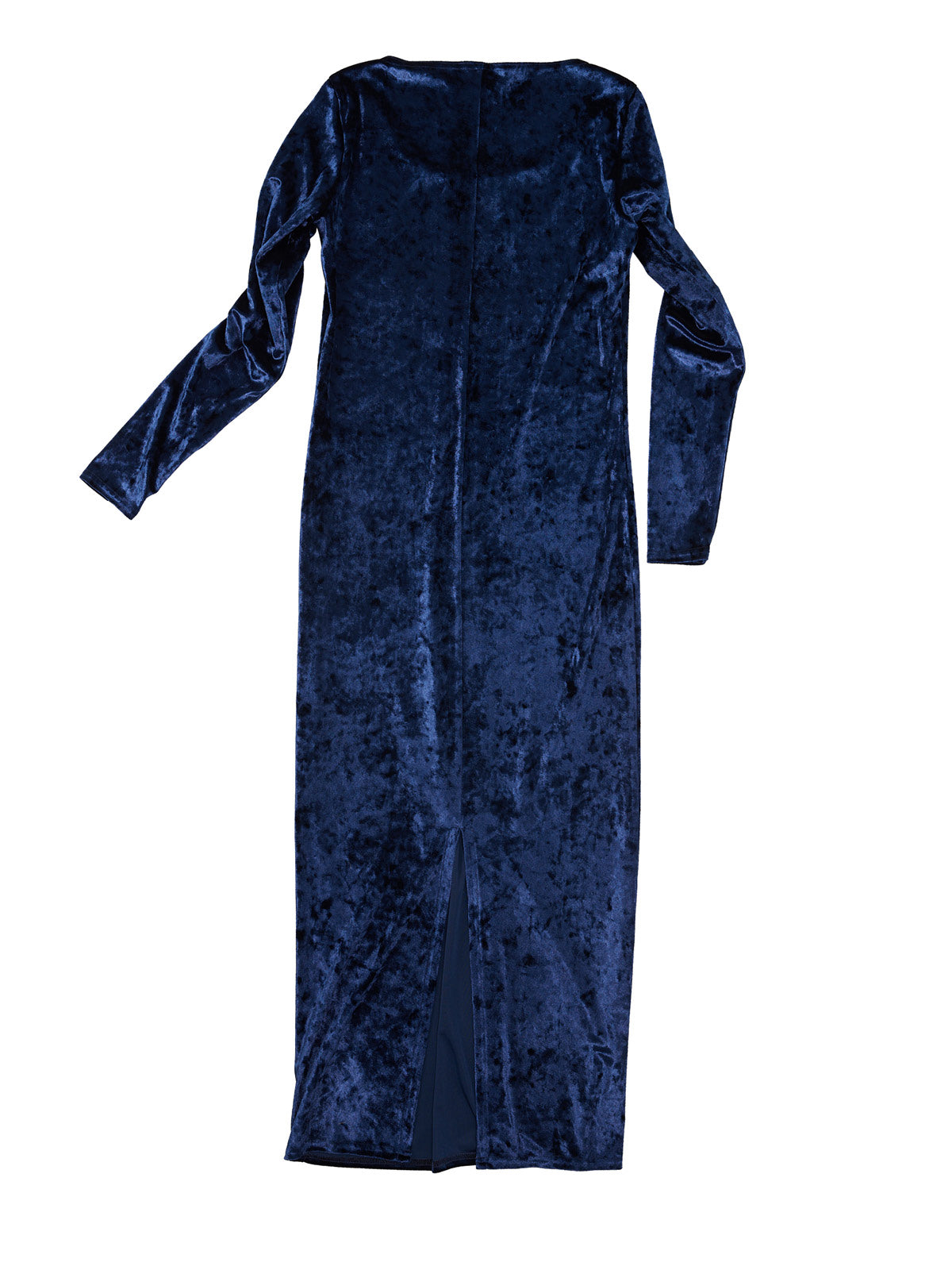 Crushed Velvet Long Dress