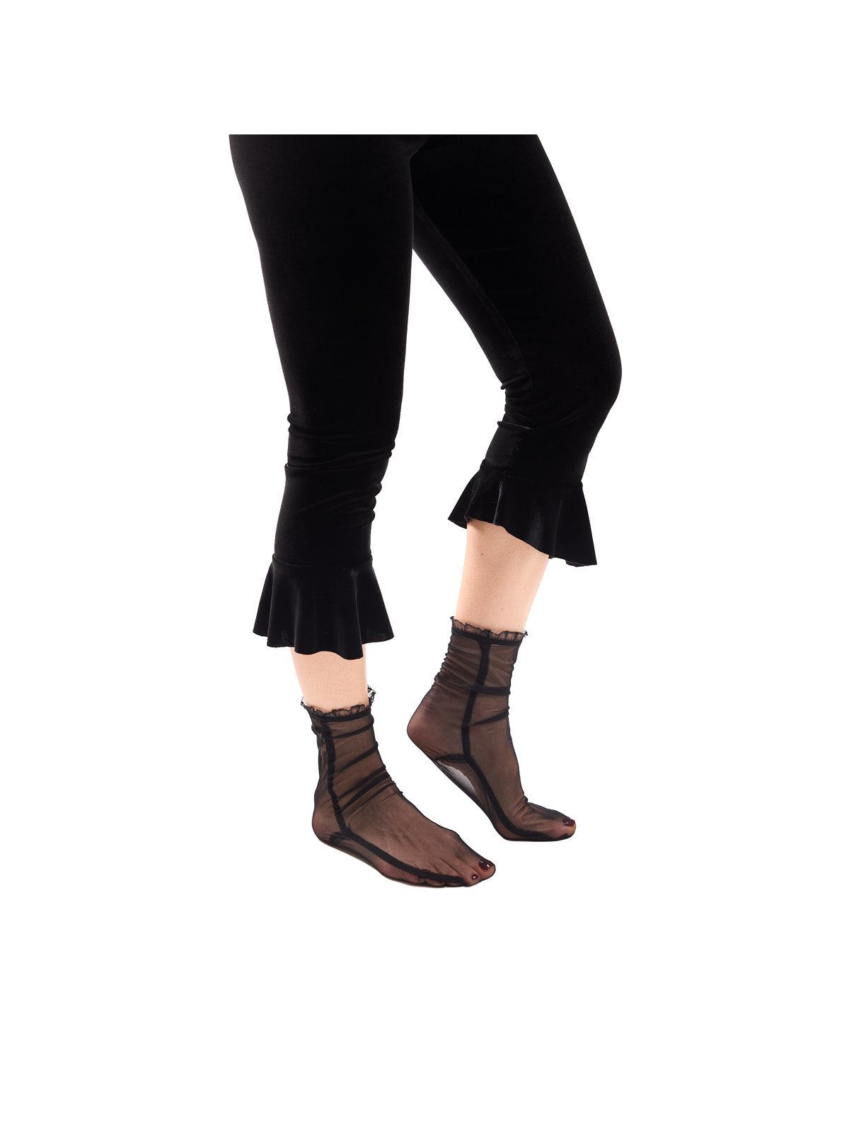Mesh Frill Socks