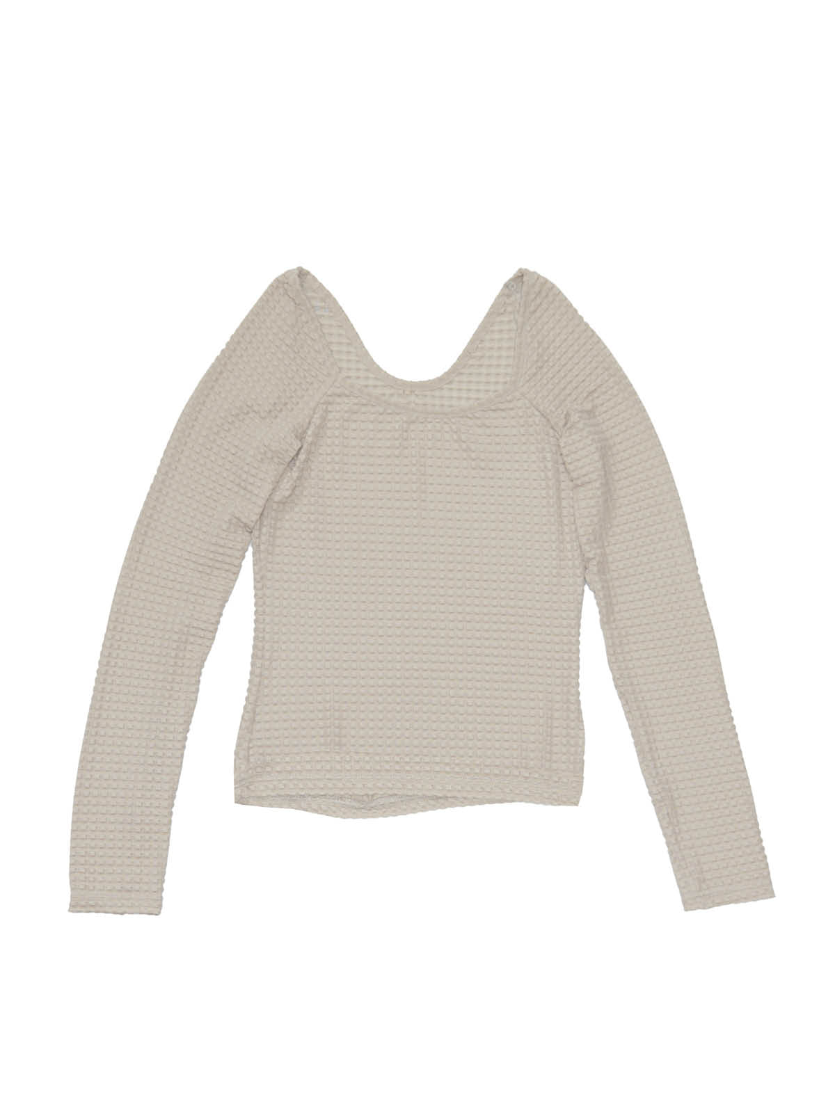 Waffle Boat Neck LS