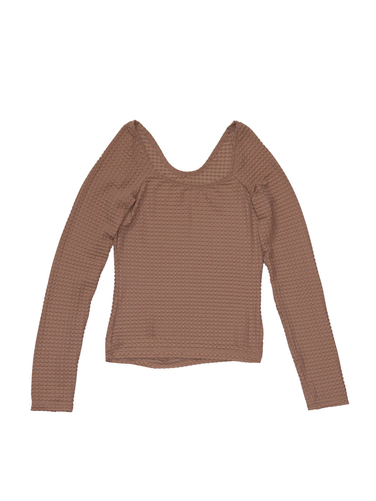 Waffle Boat Neck LS