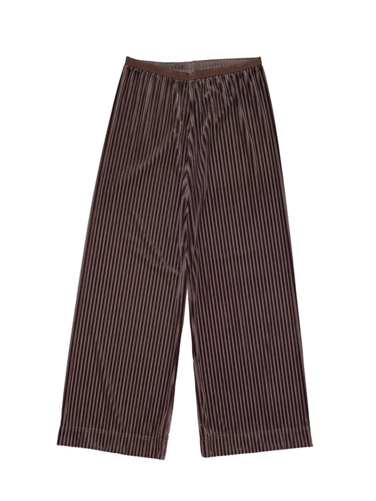 Rib Velvet Low Waist Pants