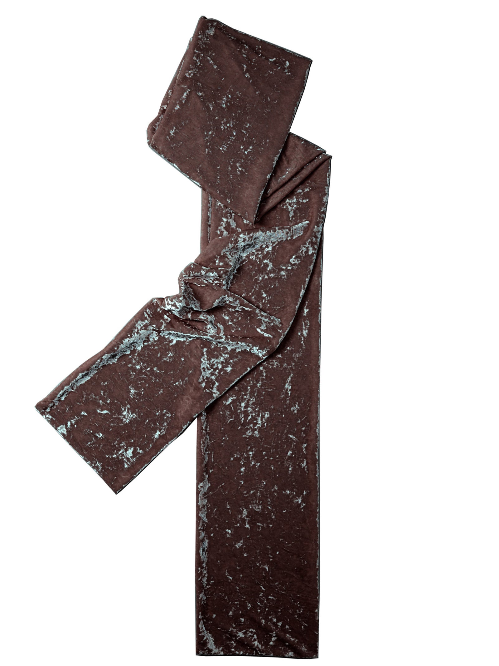 Scarf Hammered Velvet Rosewood