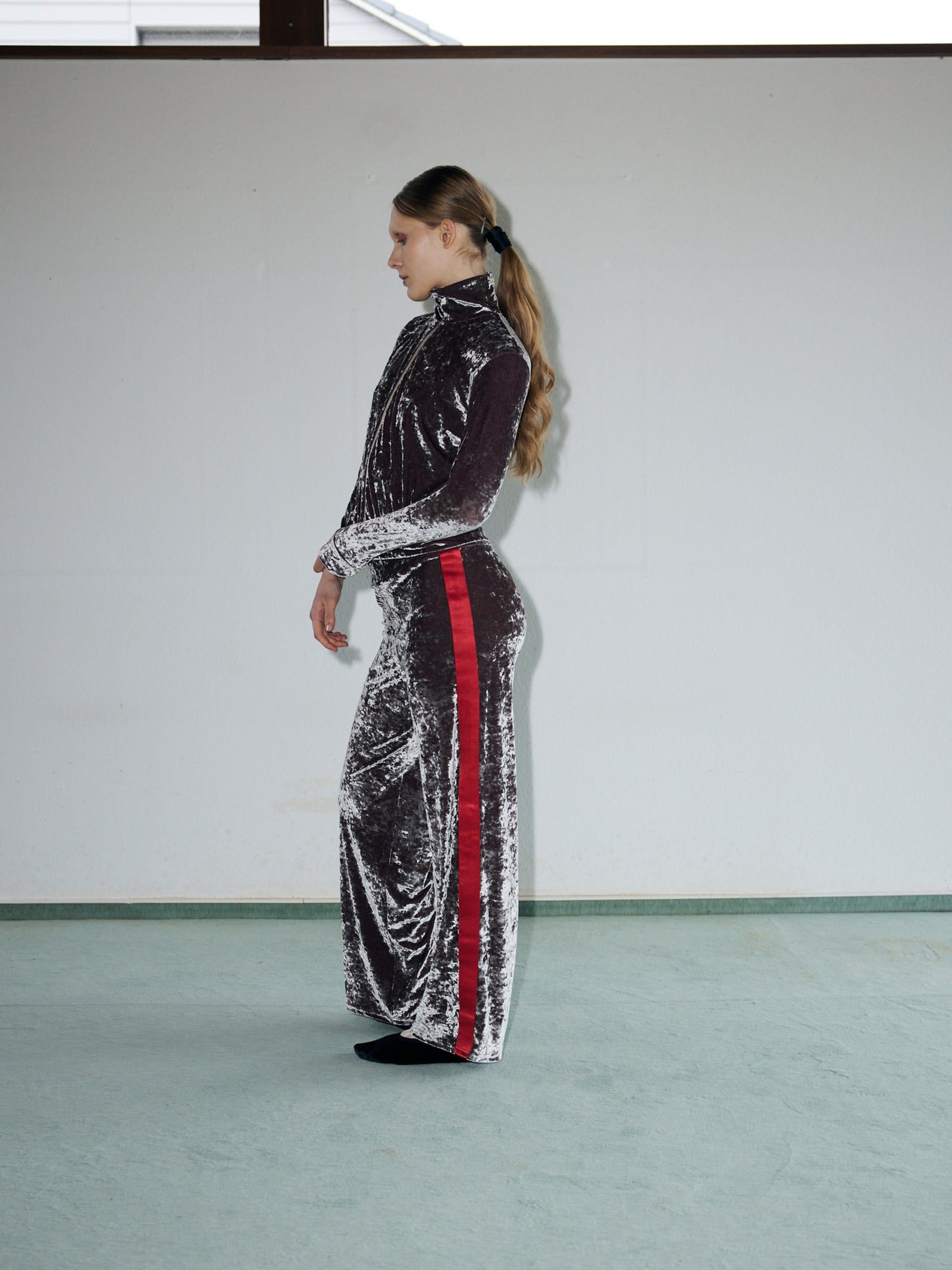 Velvet Stripe Pants