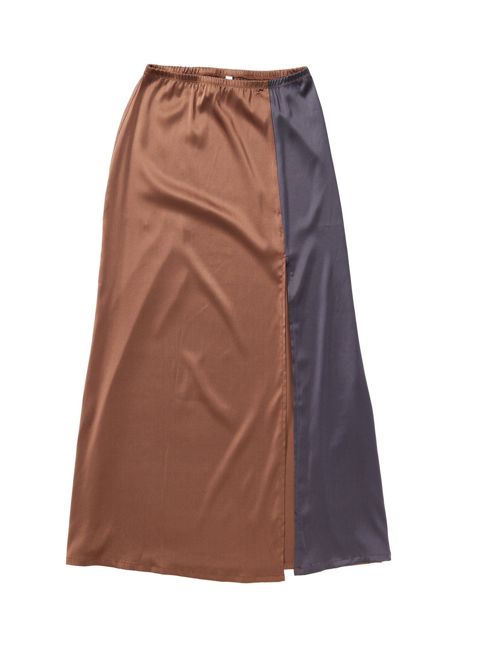 Satin Long Skirt