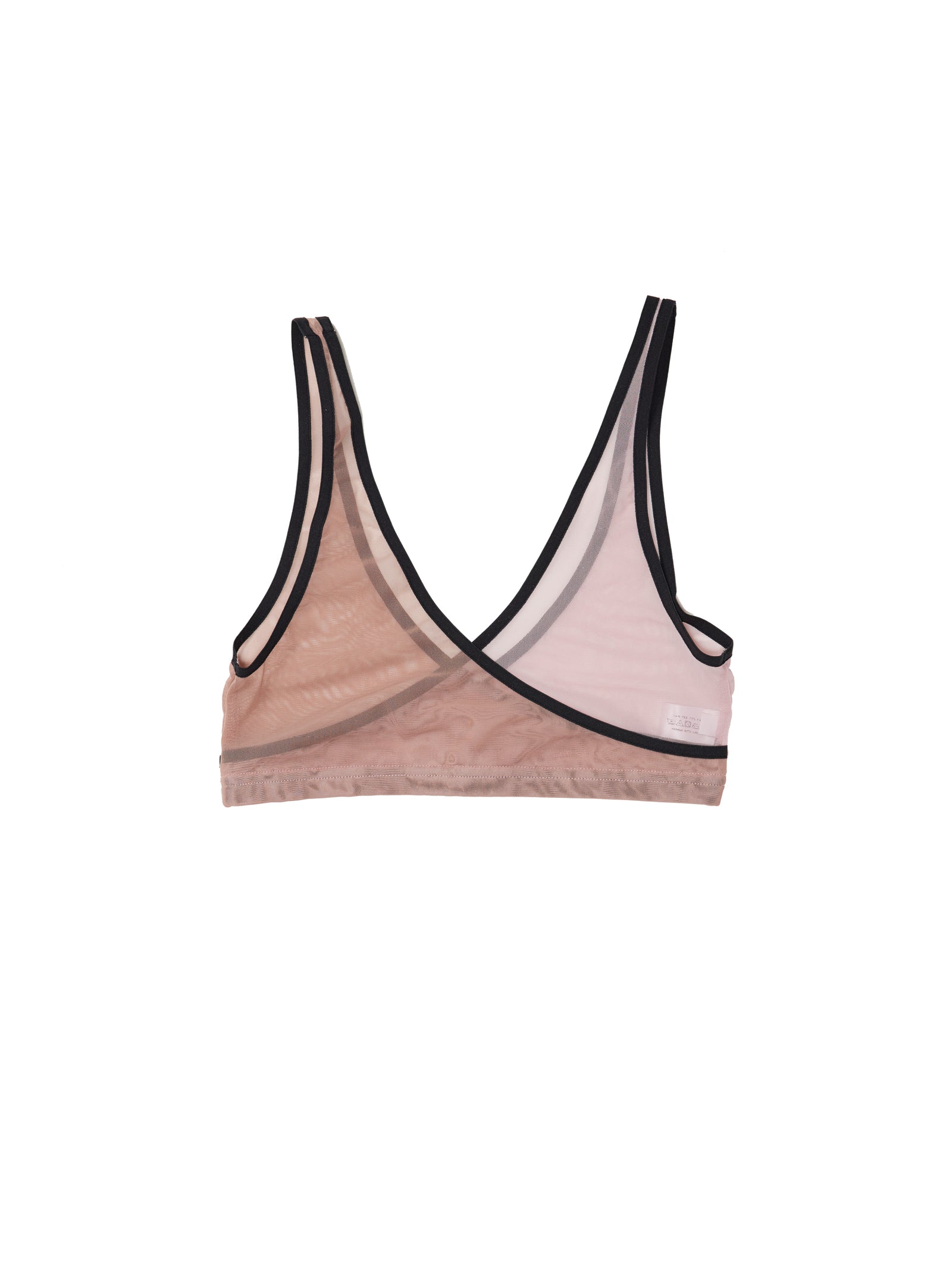 Mesh Wrap Bra Two-Tone