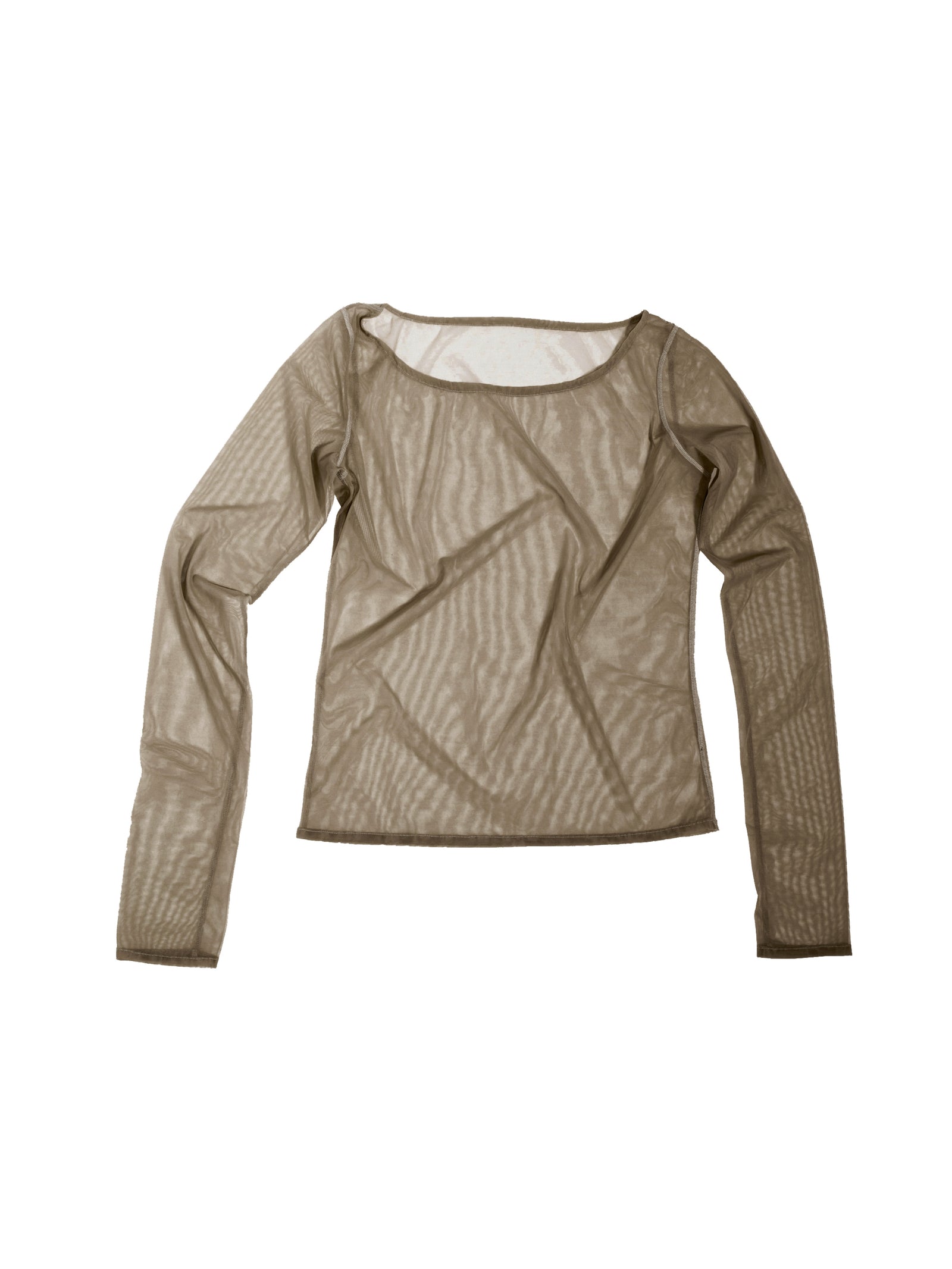 Net LS round neck