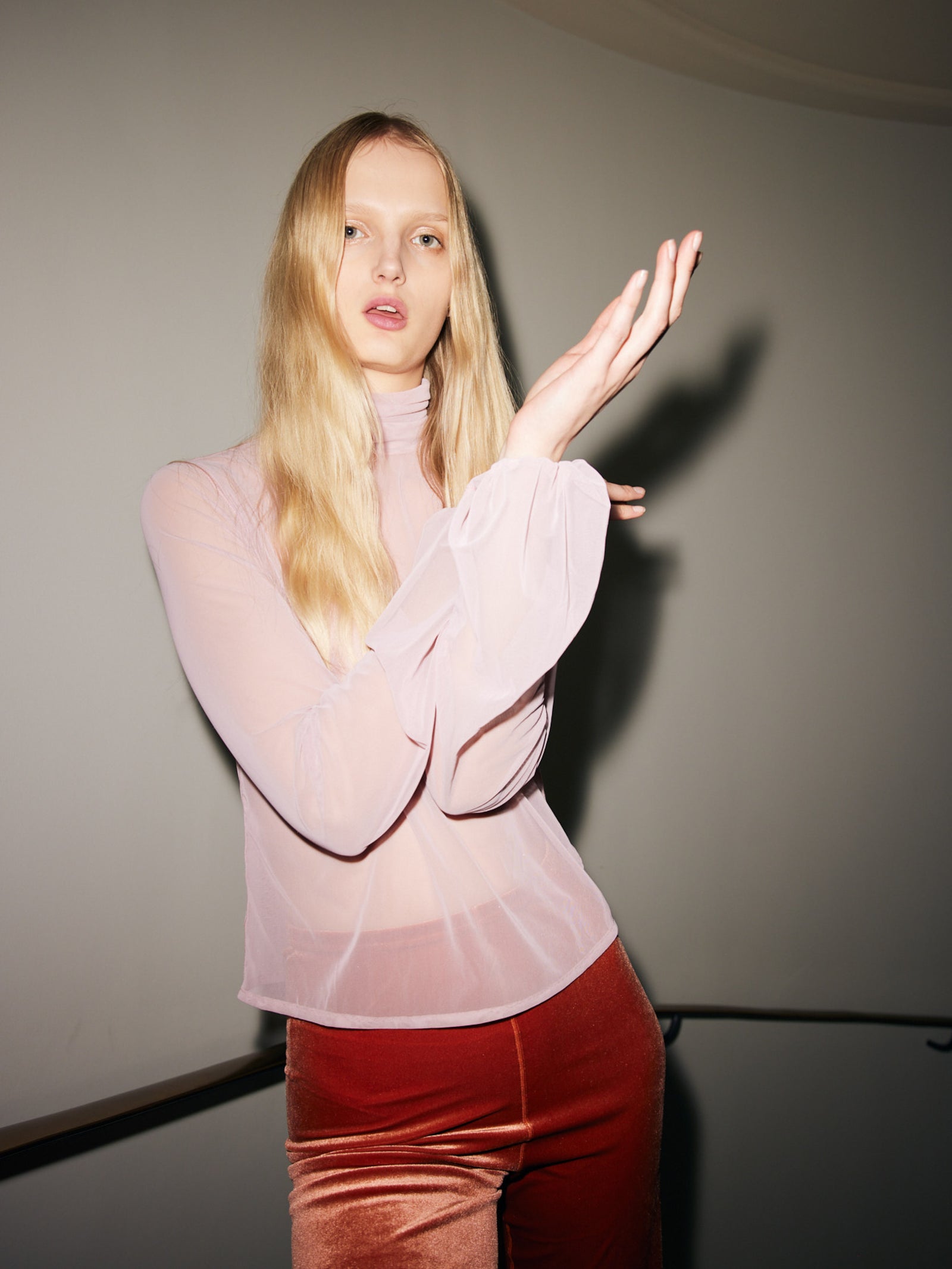 Mesh LS Blouse Jane