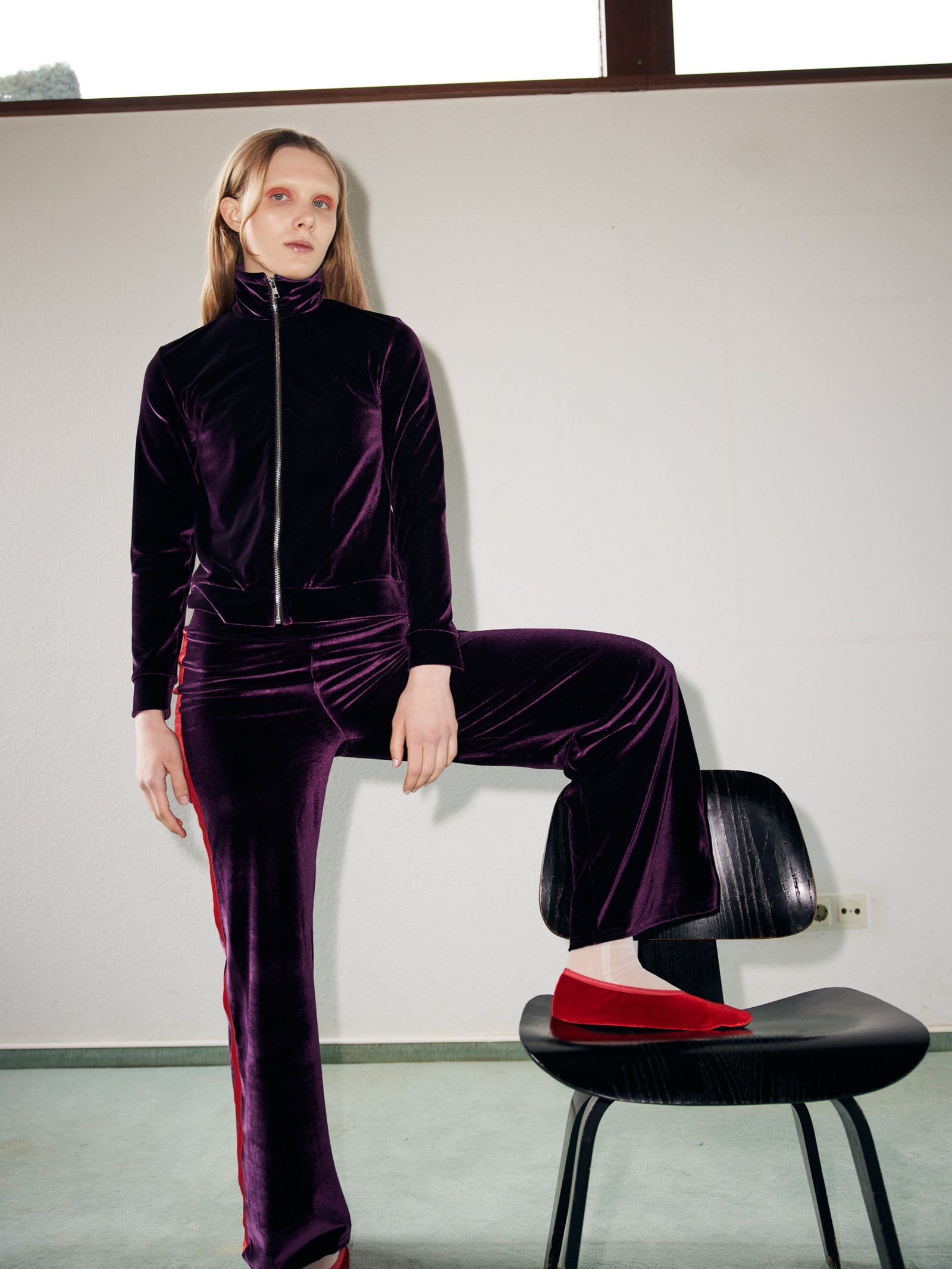 Velvet Zip Jacket