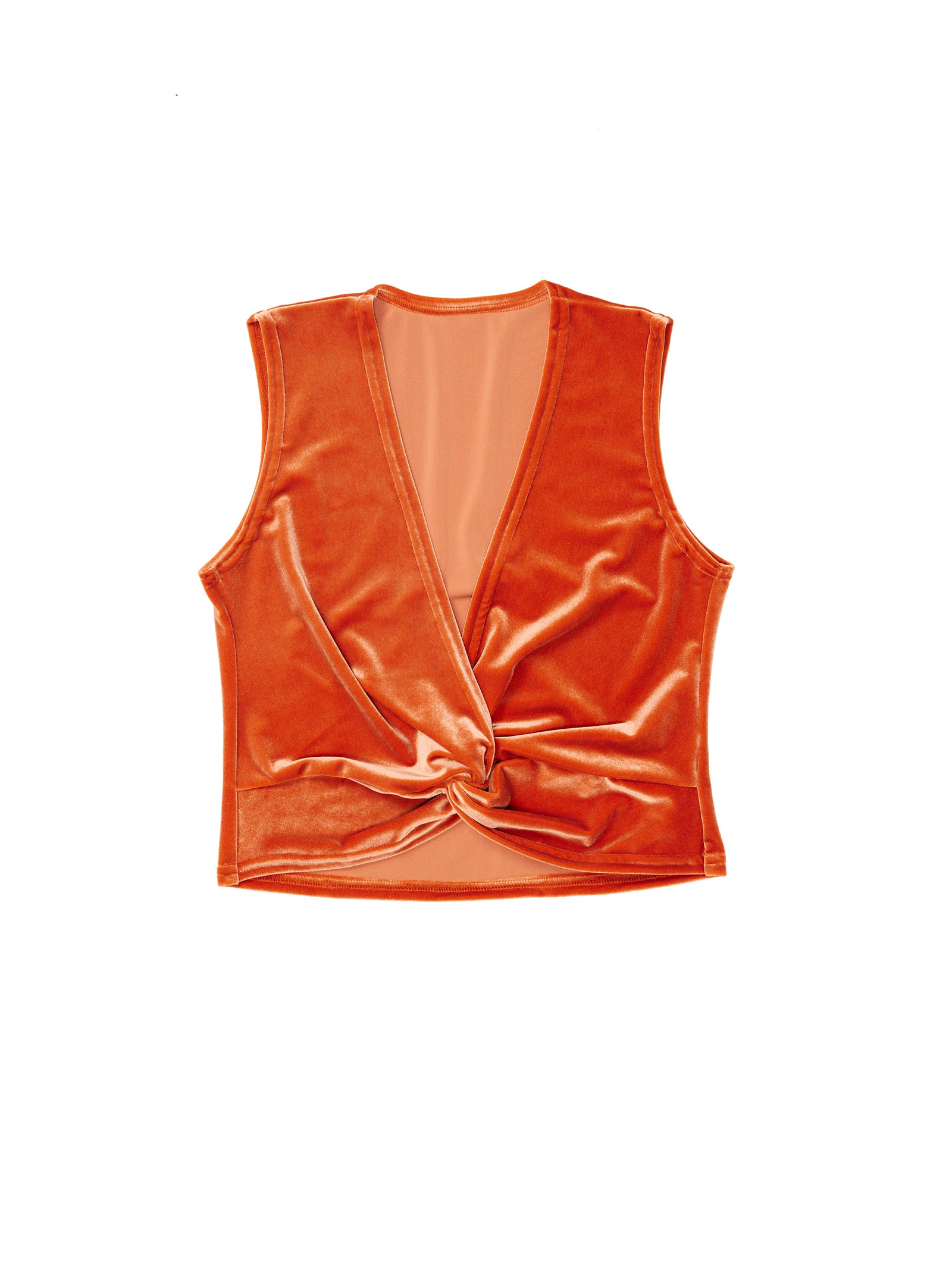 Velvet Knot Blouse Fany