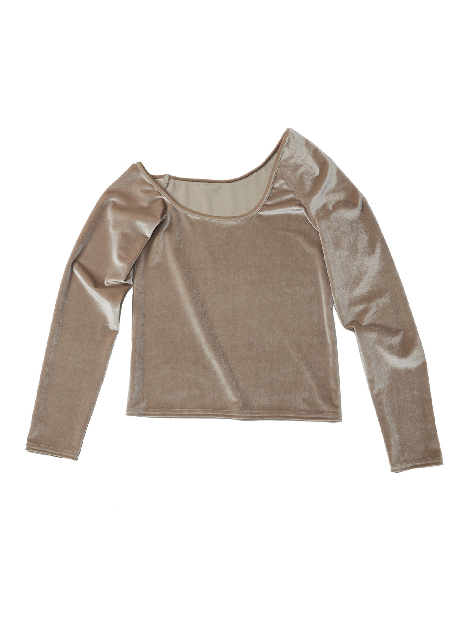 Velvet One Shoulder LS