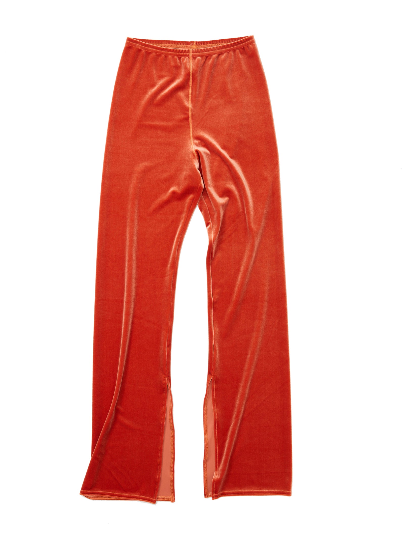 Velvet Slit Pants