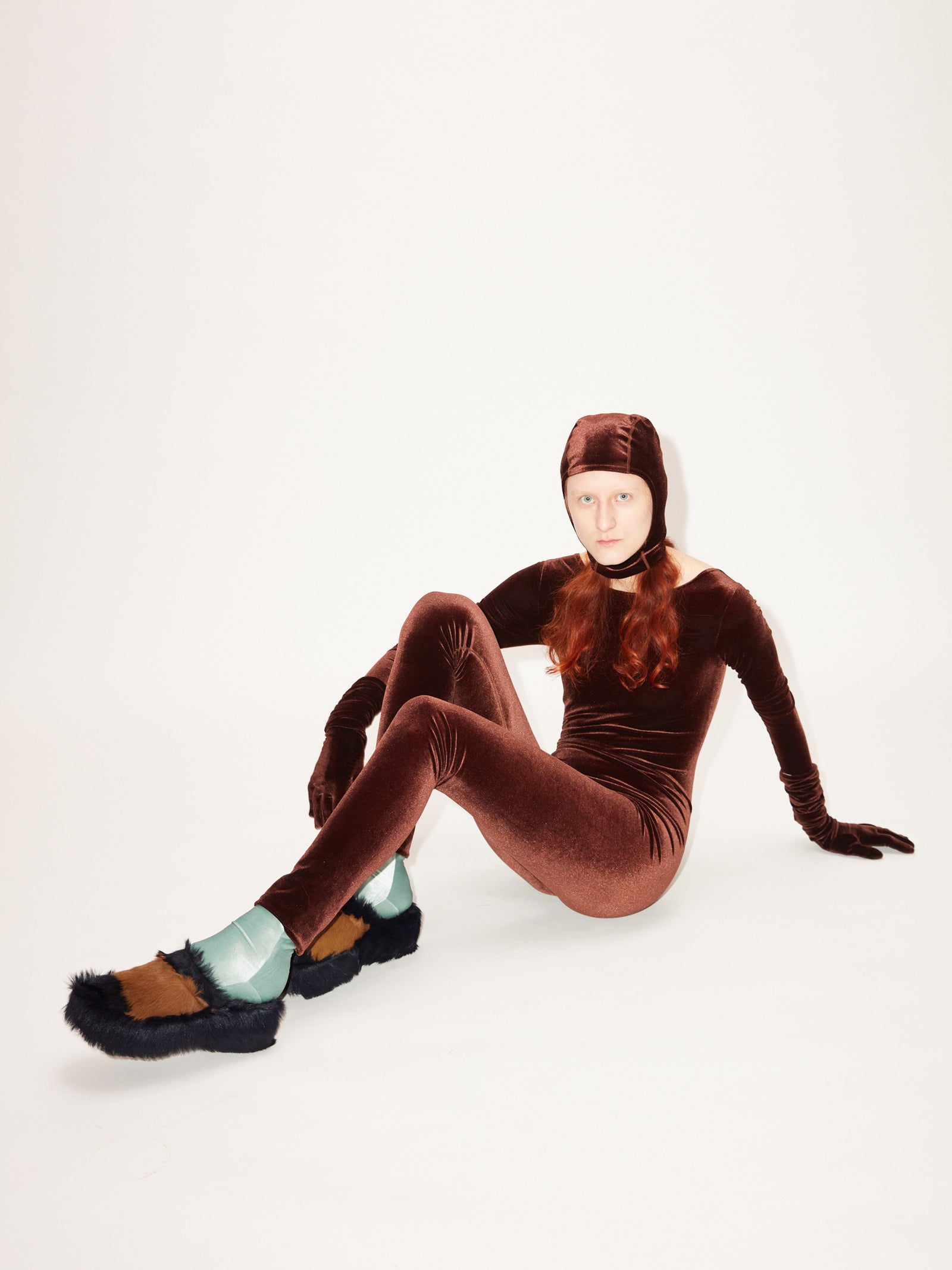 Velvet Cat Suit