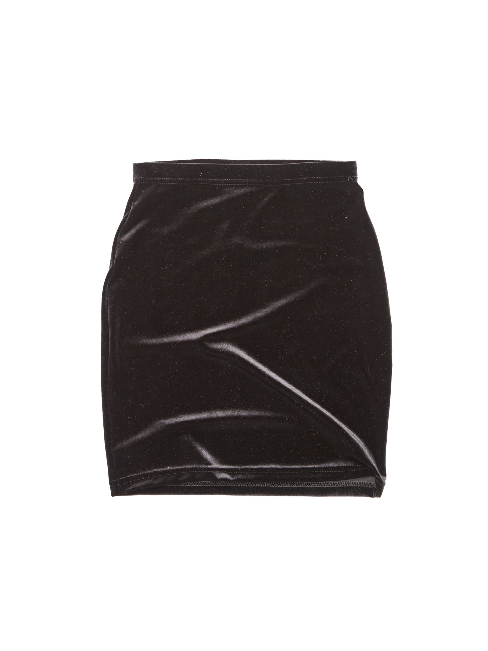 Velvet Mini Skirt