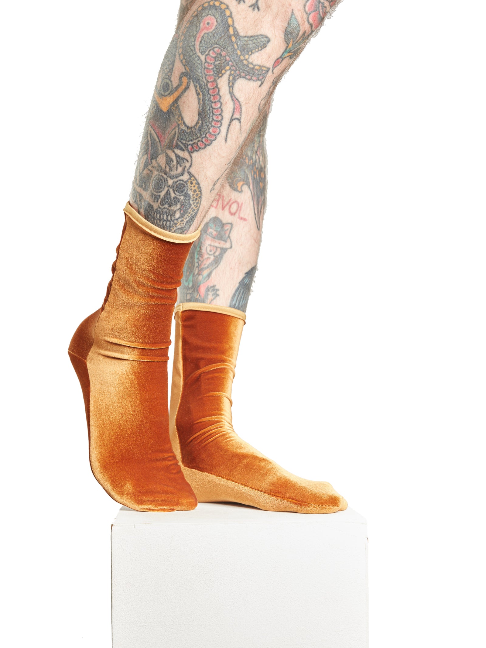 Velvet Men Ankle Socks