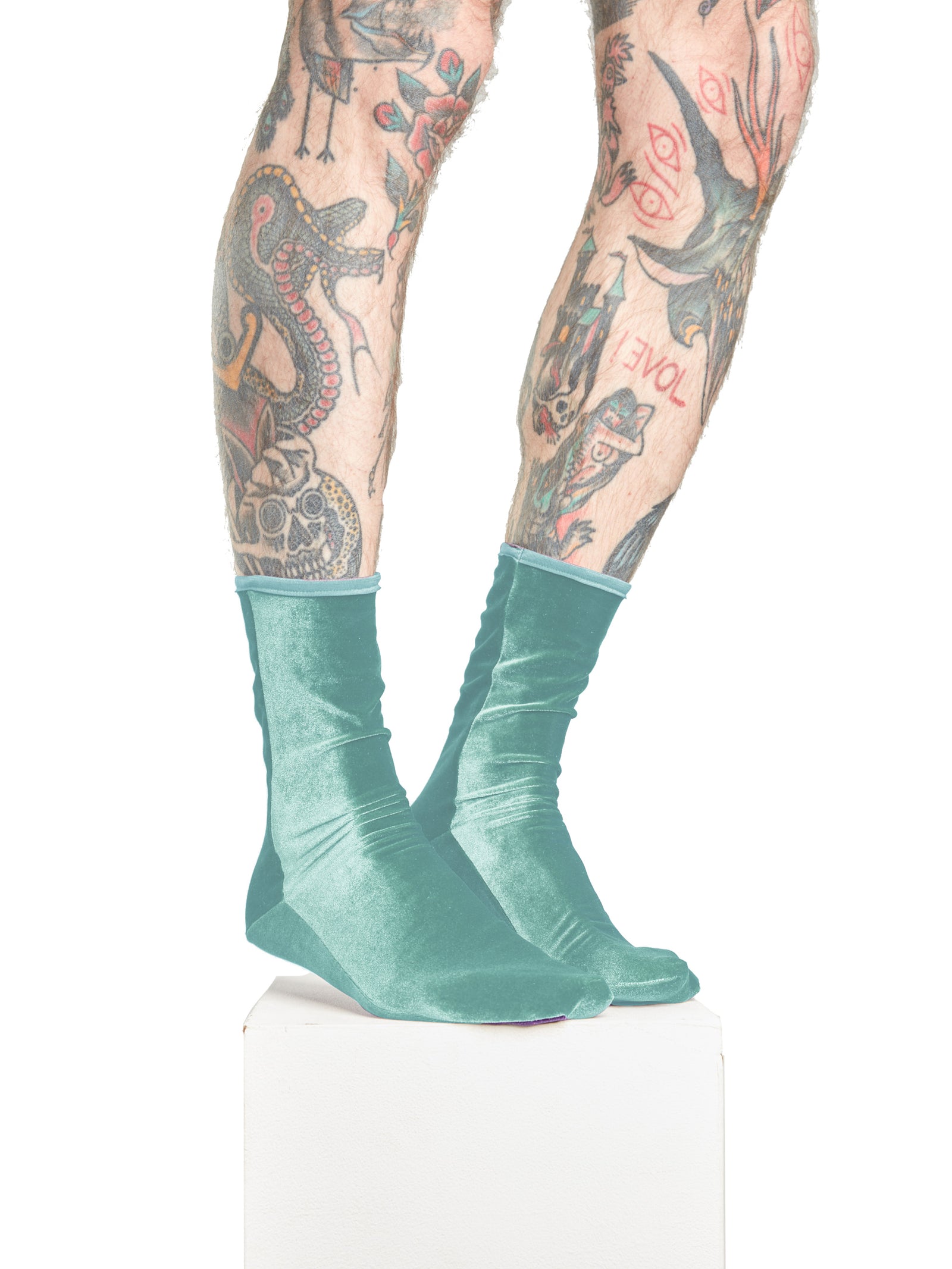Velvet Men Ankle Socks