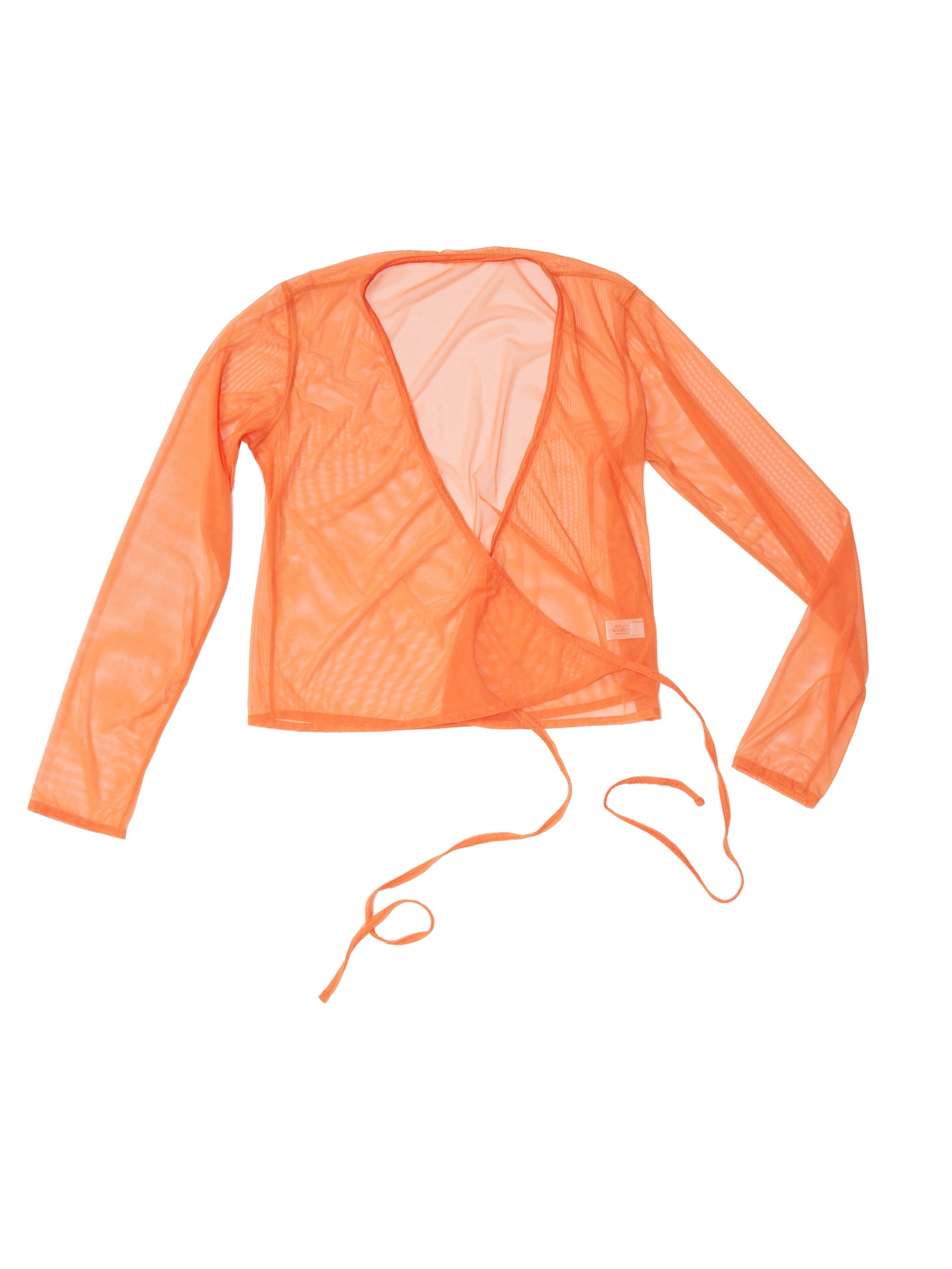 Net Wrap Blouse