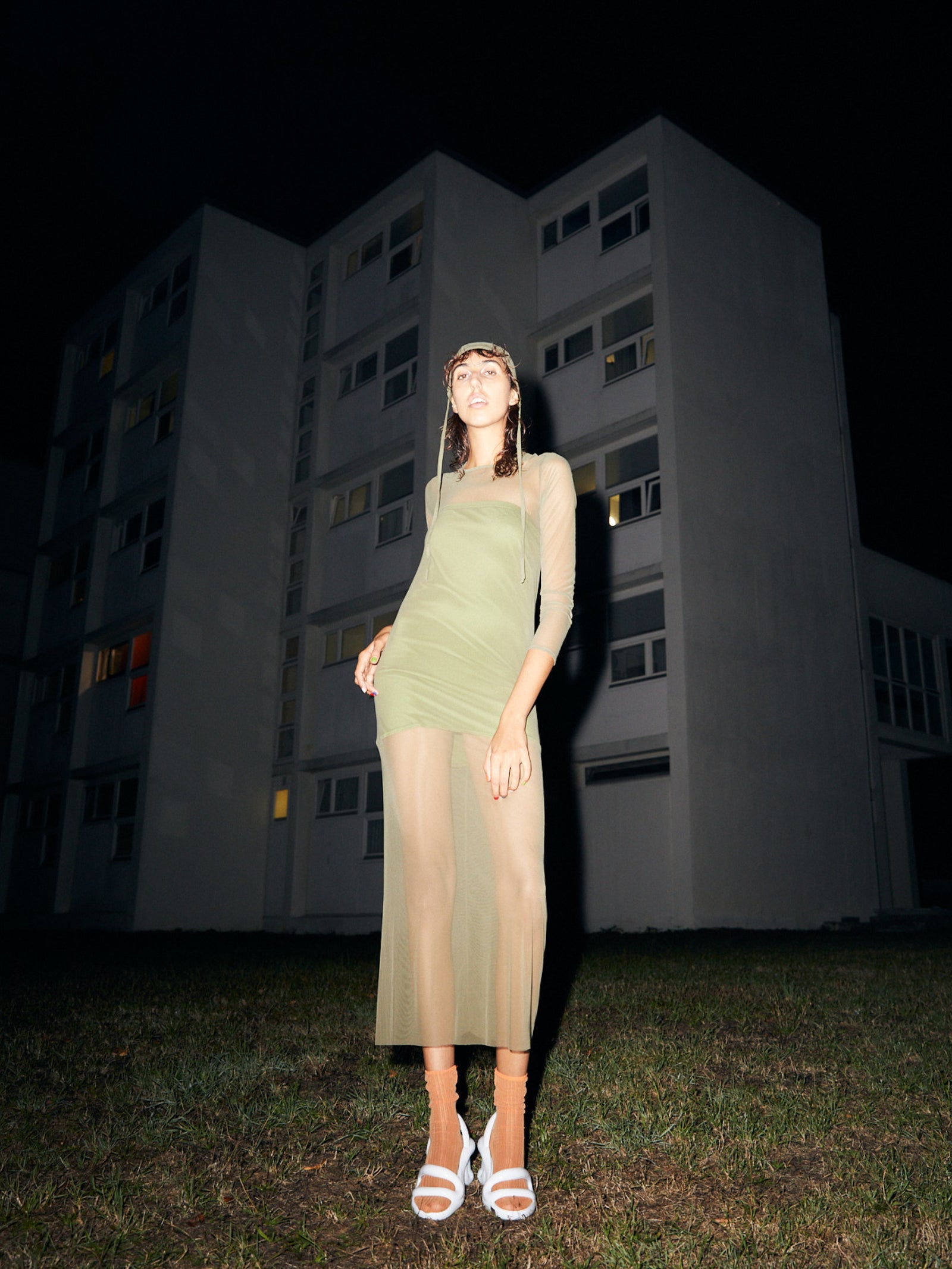 Net Long Dress