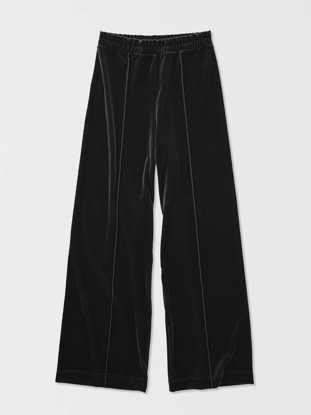 Velvet Top Stitched Pants