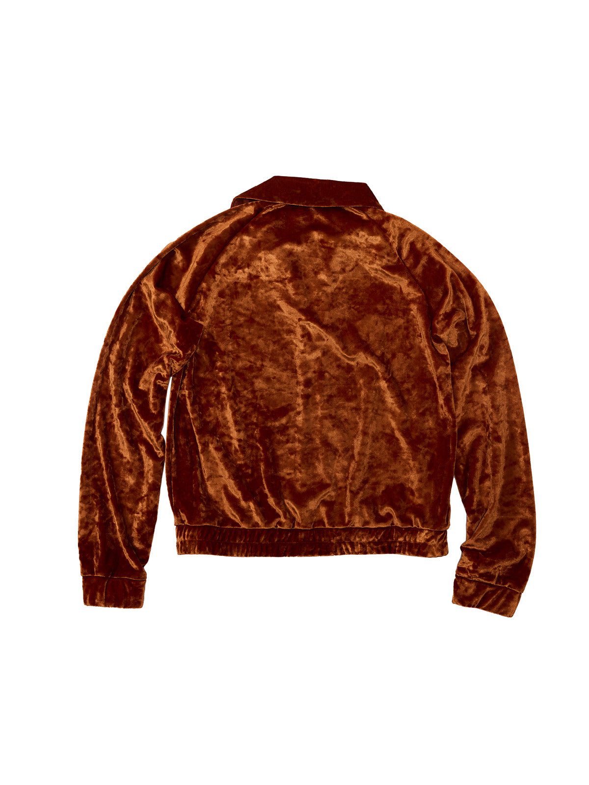 Crushed Velvet Blouson Jacket