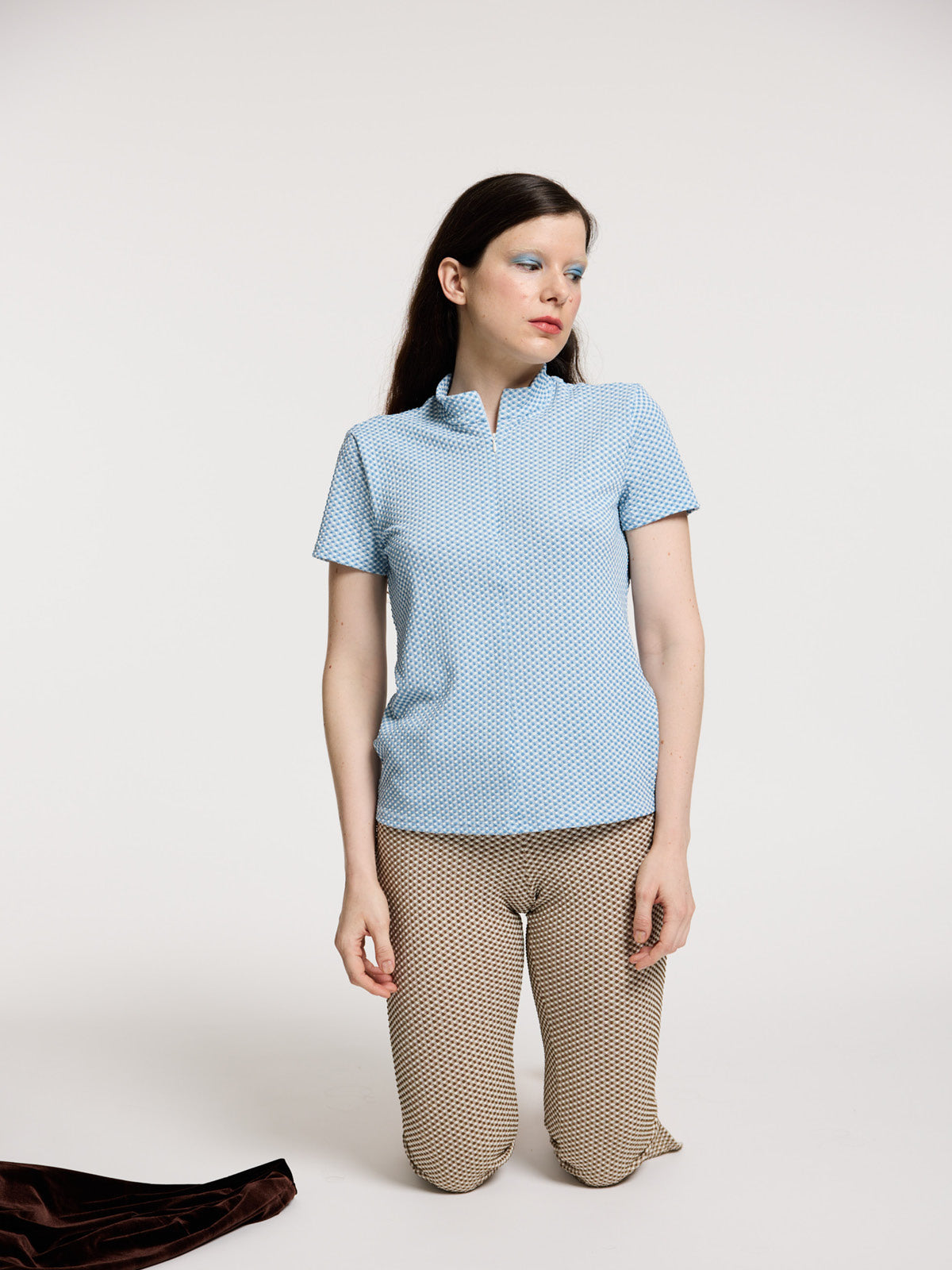 T-shirt à carreaux vichy