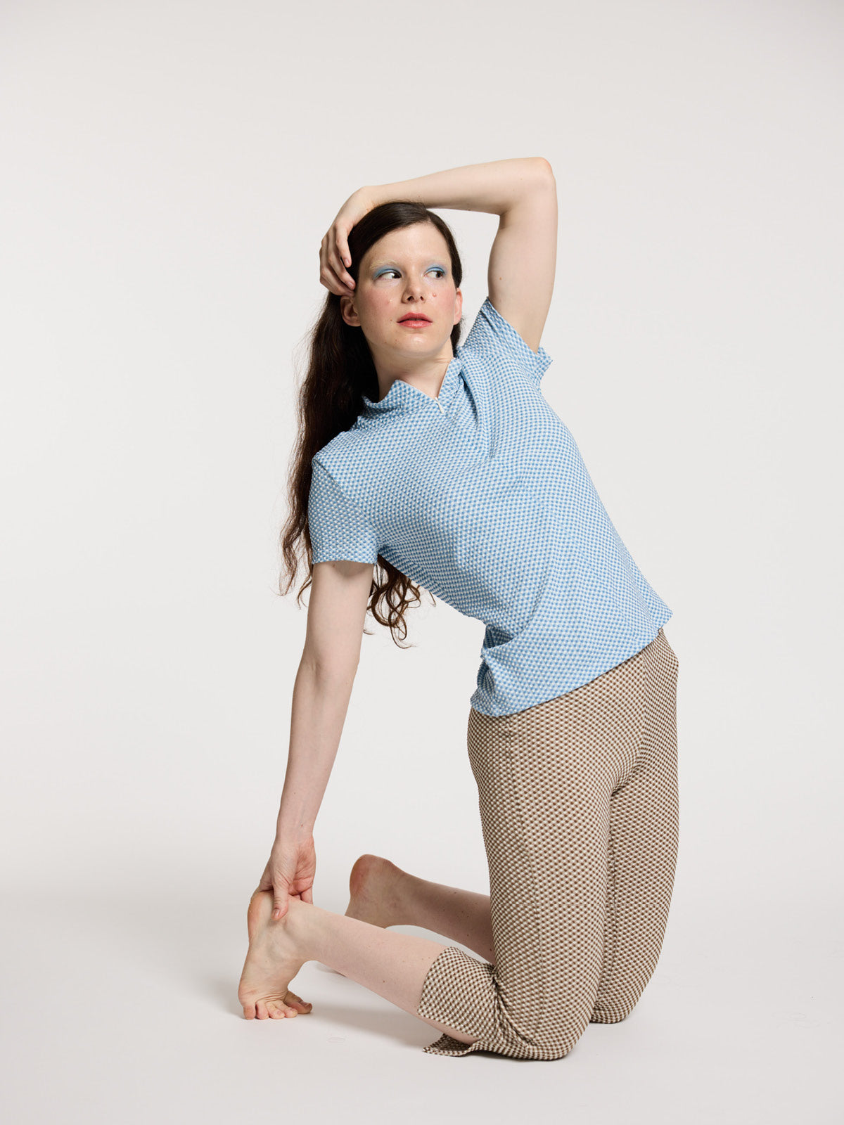 T-shirt à carreaux vichy