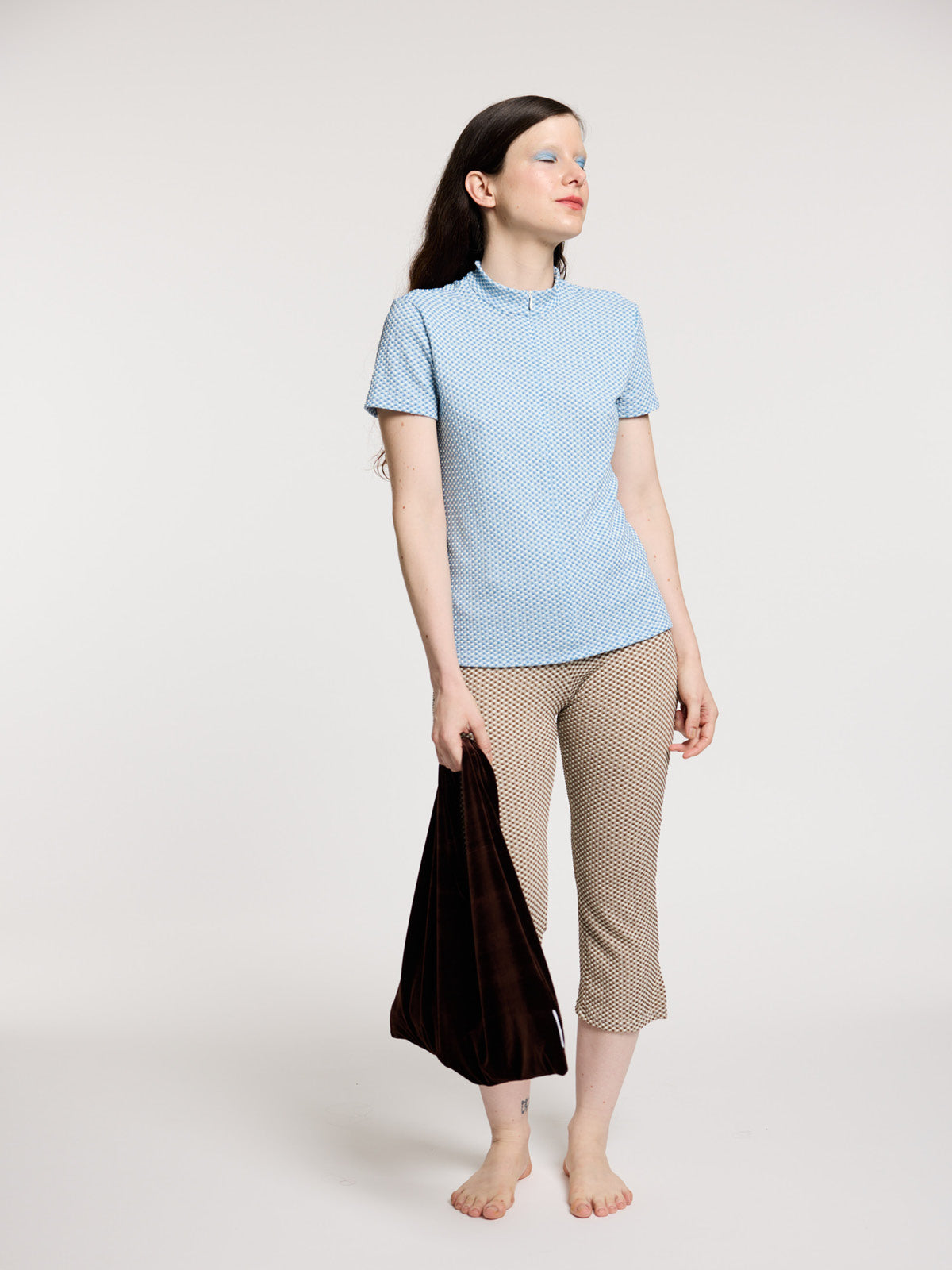 ギンガムパリパンツ