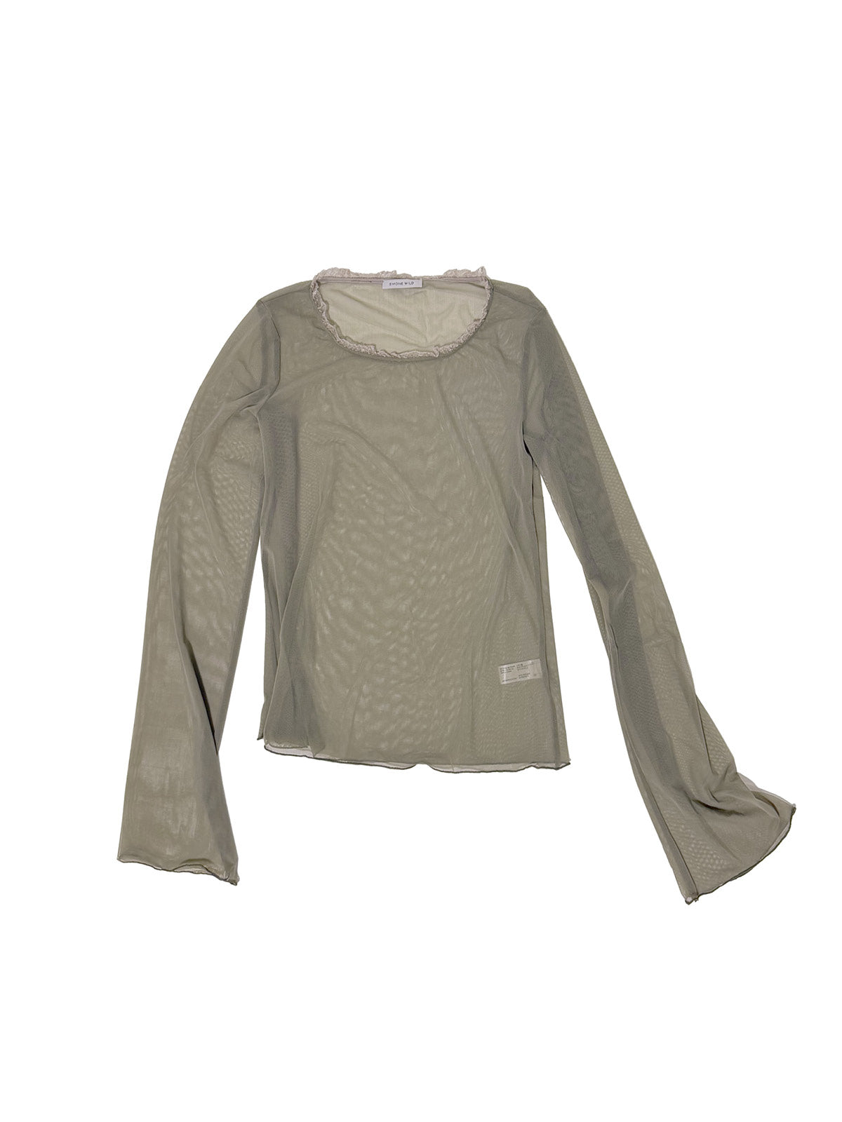 Mesh Frill LS
