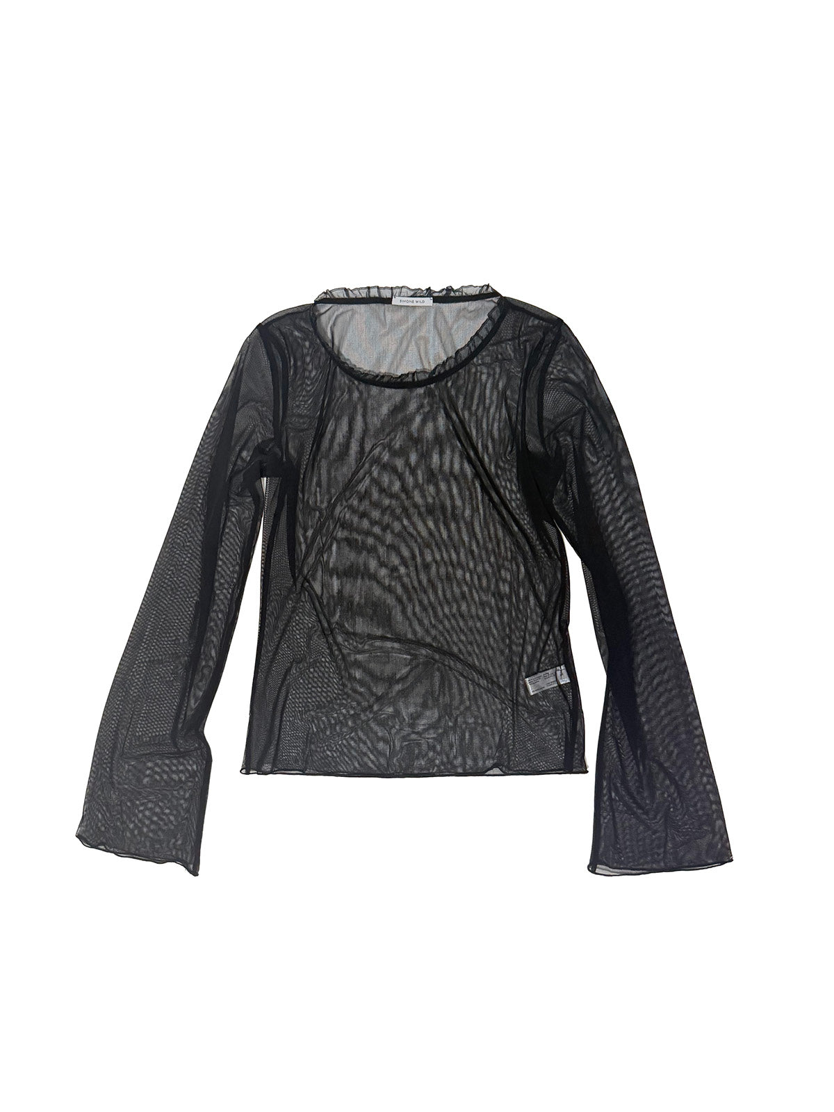 Mesh Frill LS