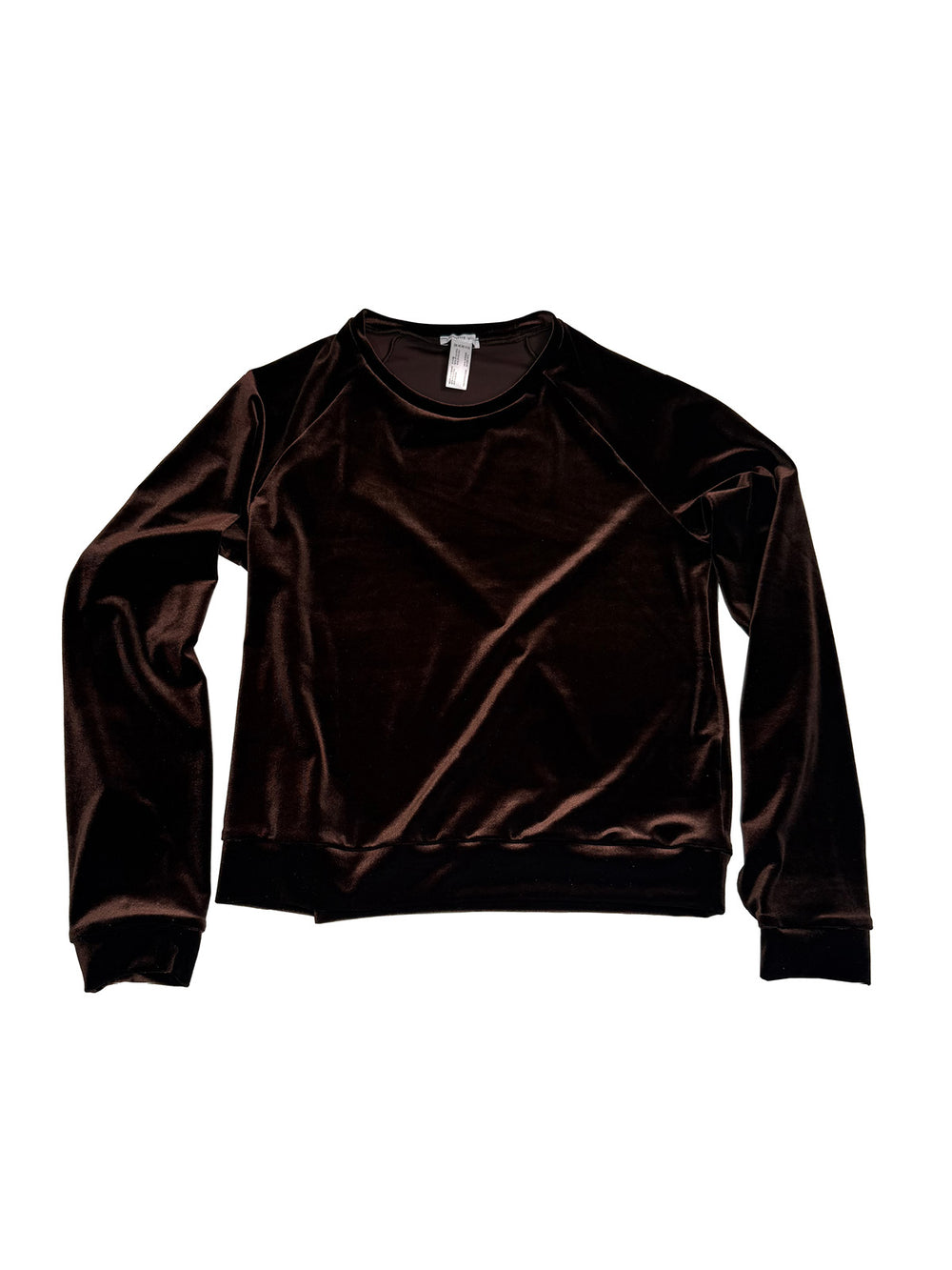 Pull raglan en velours