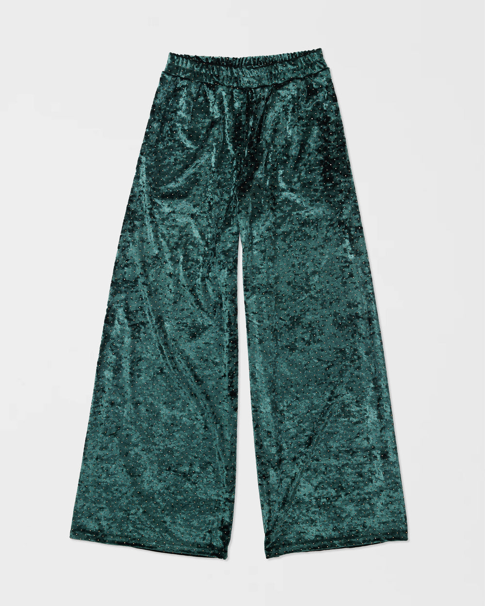 Pantalon à poches en velours clouté