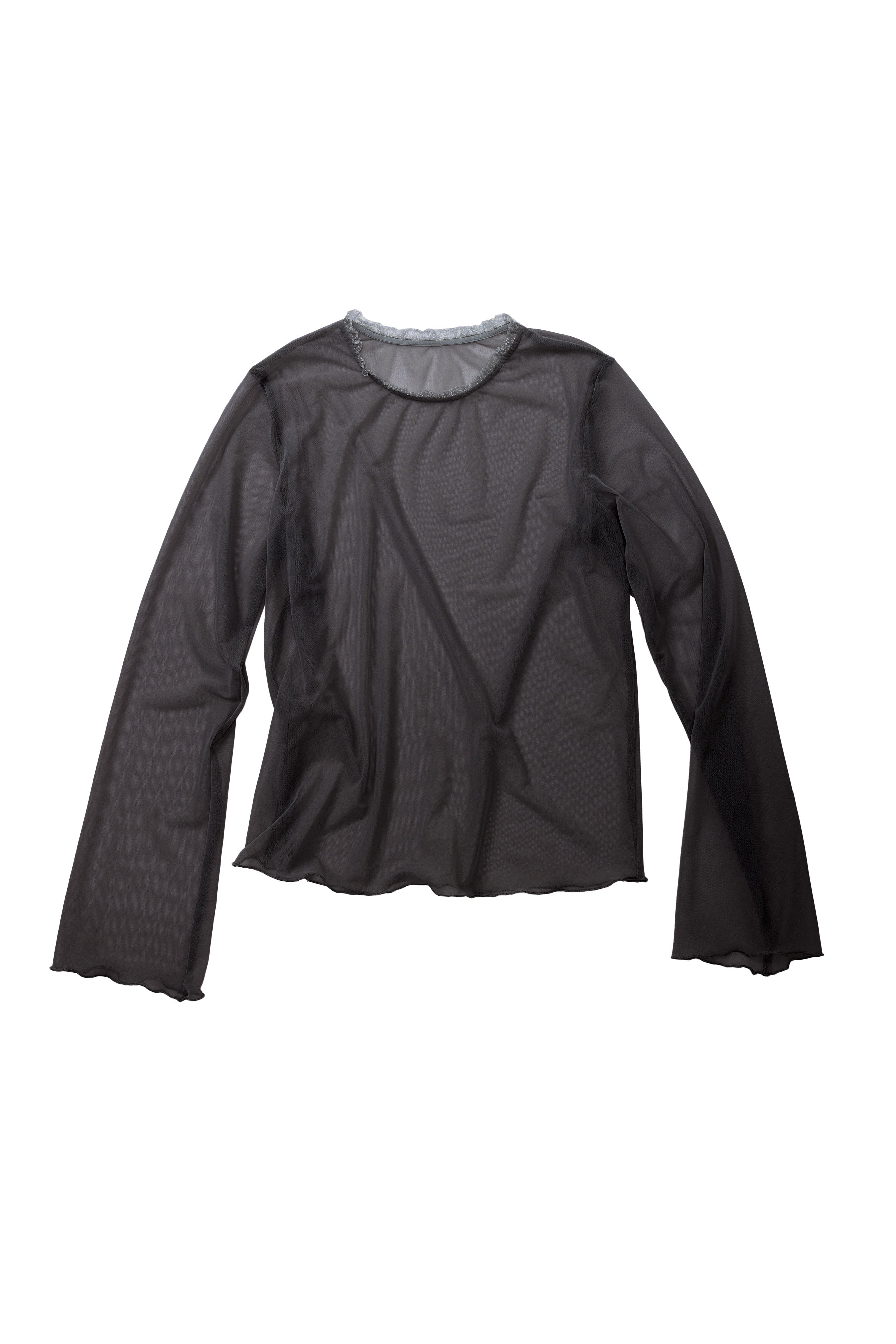 Simone Wild ネットシアーフーディー サックスブルー S 新品】Simone Wild ネットシアーフーディー