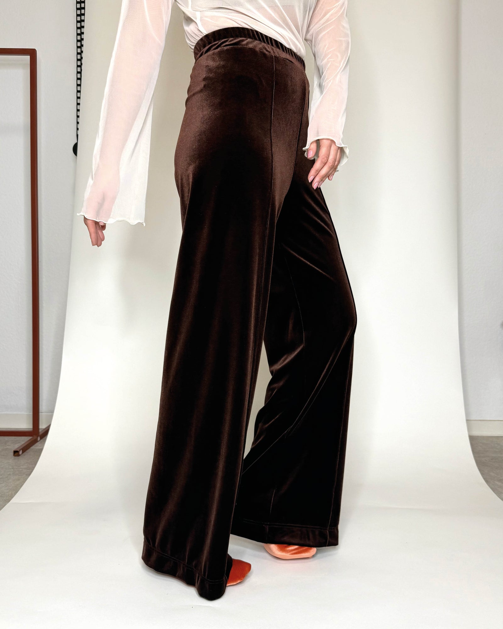 トップステッチパンツ