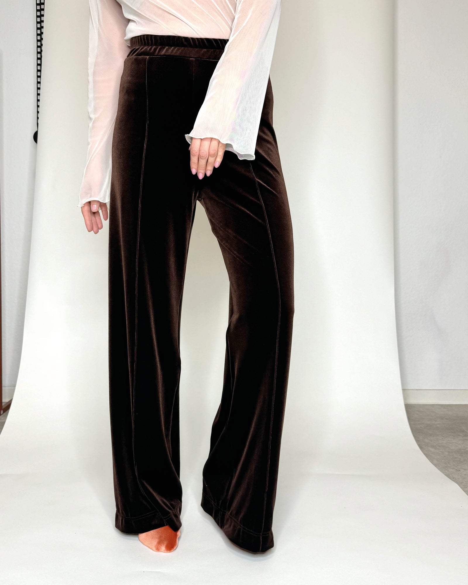 トップステッチパンツ