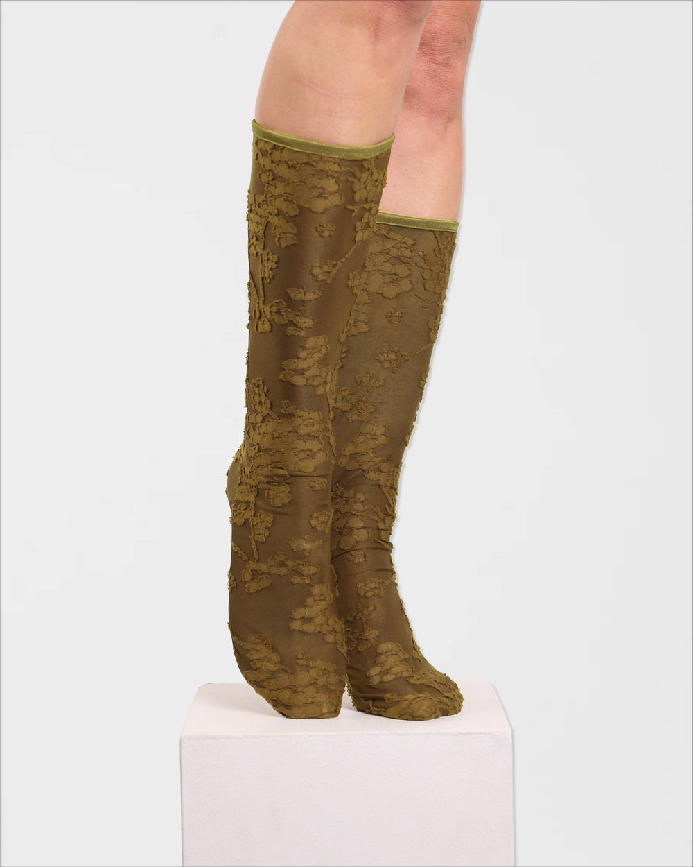 Flower Knee Socks