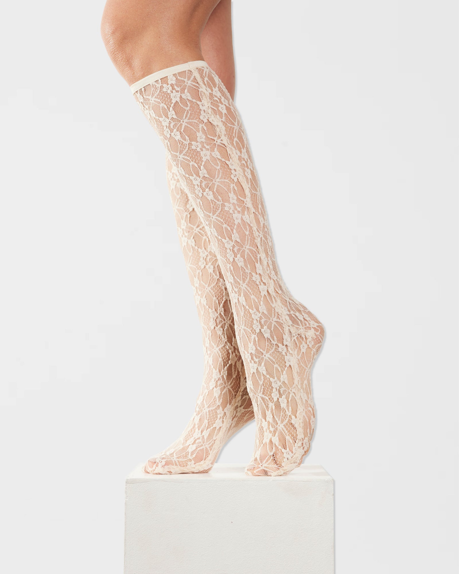 Lace Knee Socks