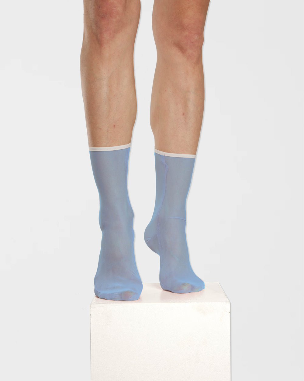 Chaussettes montantes en maille