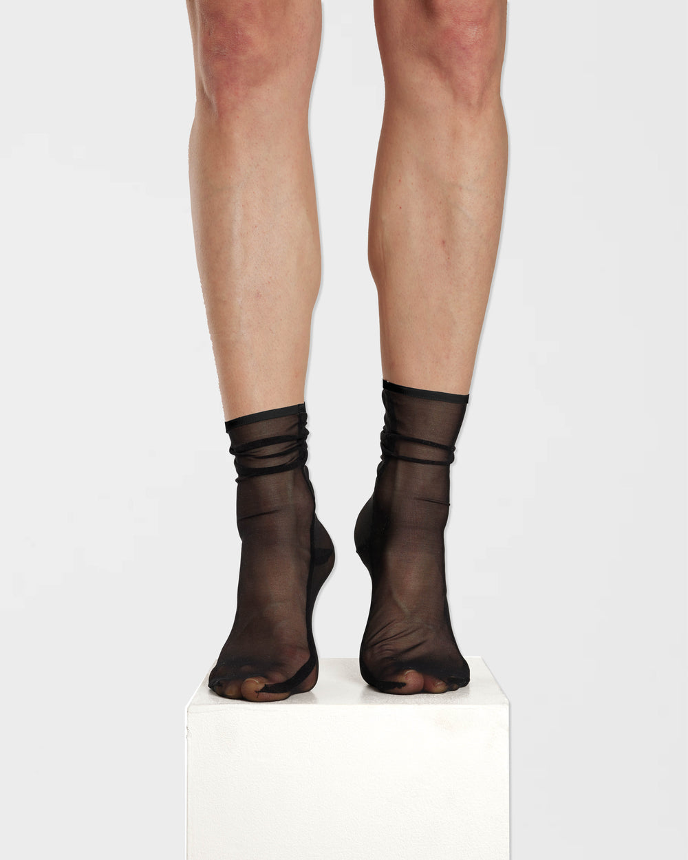 Chaussettes montantes en maille