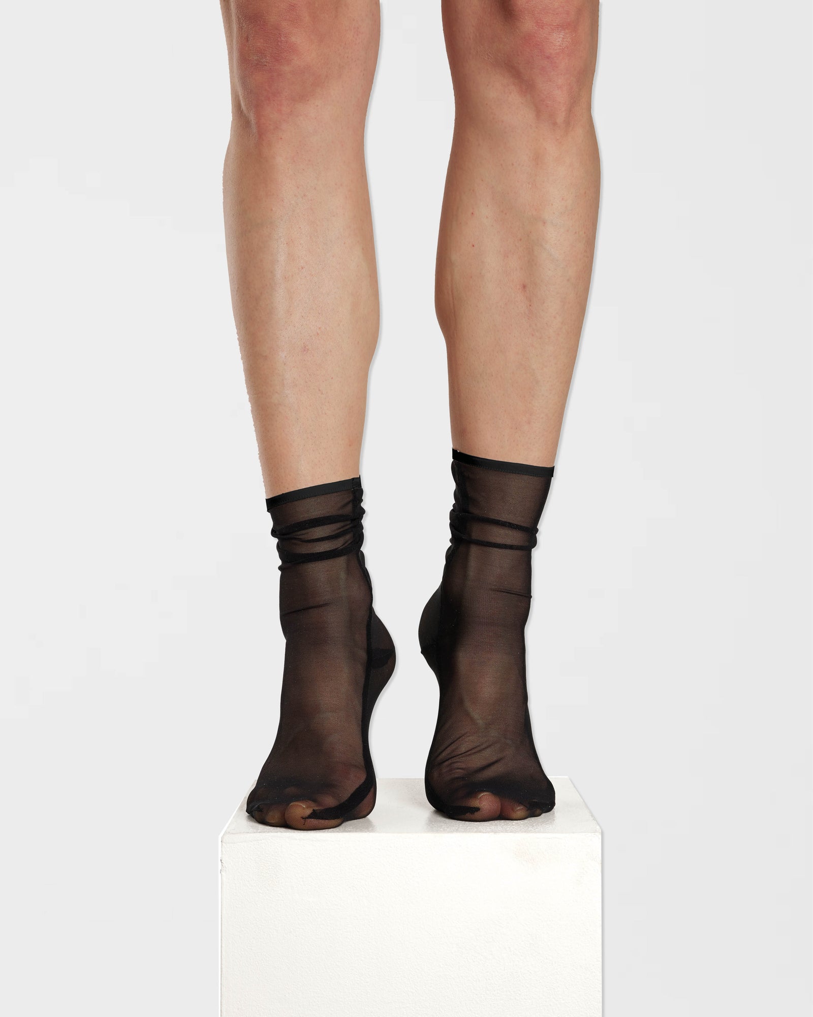 Chaussettes montantes en maille