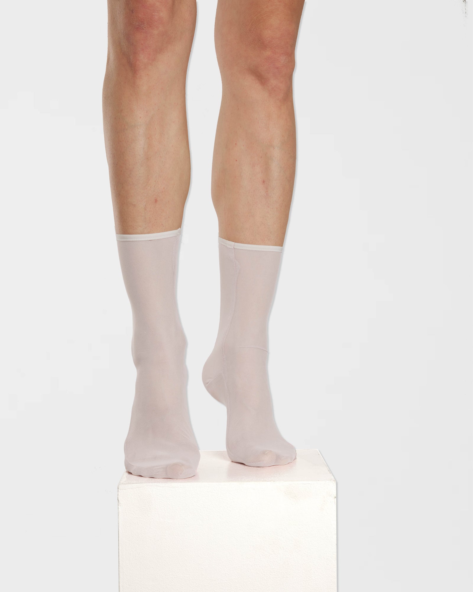 Chaussettes montantes en maille