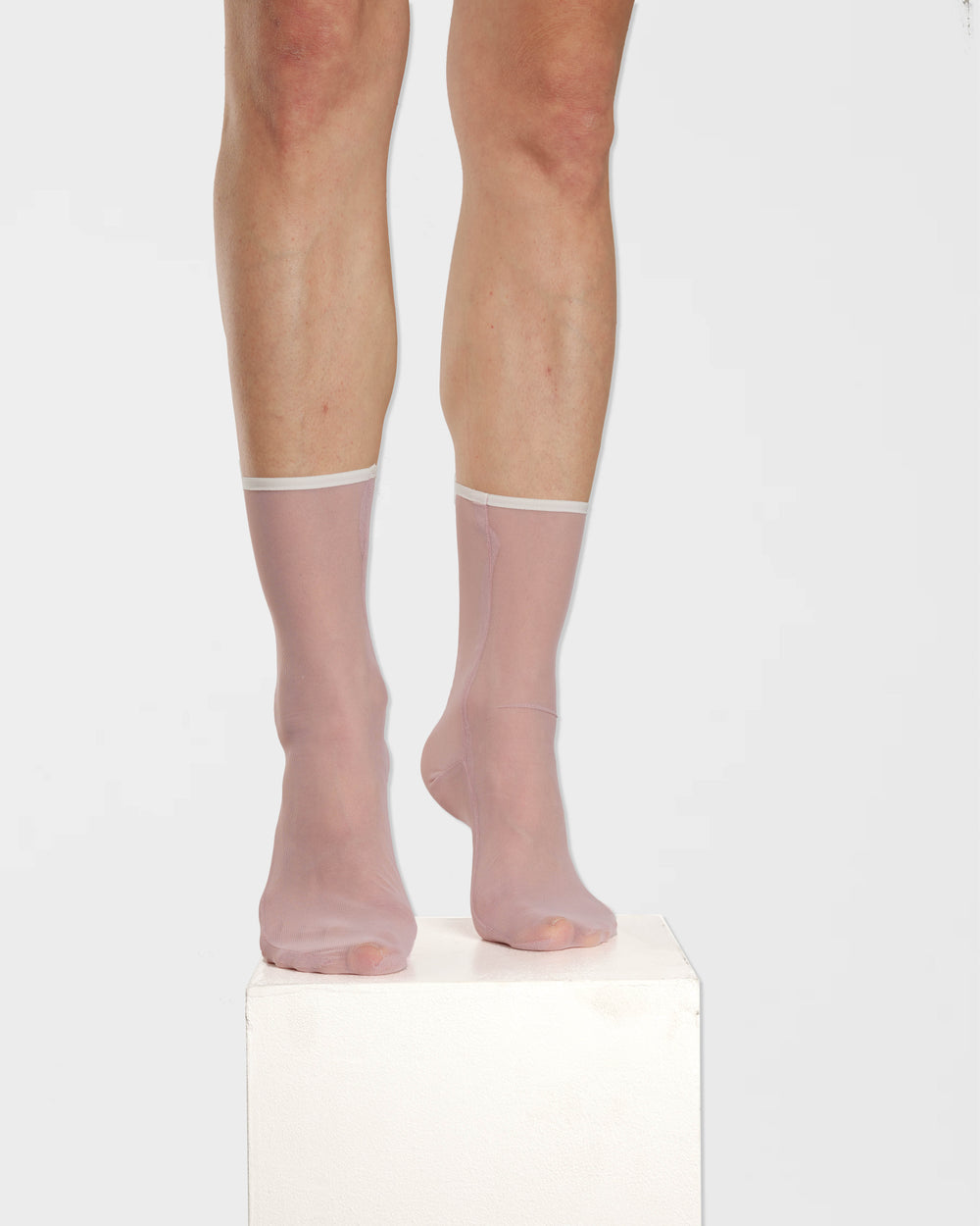 Chaussettes montantes en maille