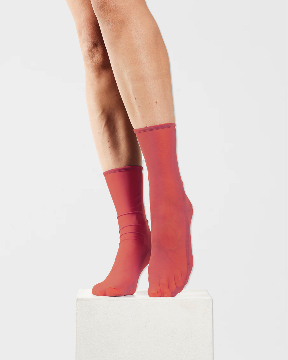 メッシュアンクルソックス