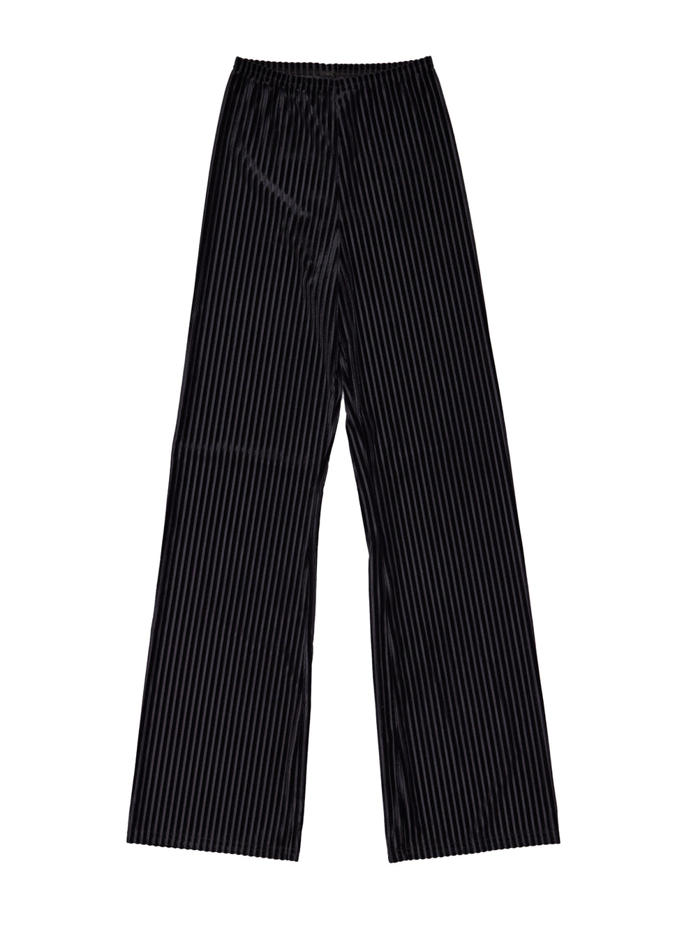 Rib Velvet Wide Leg Pants