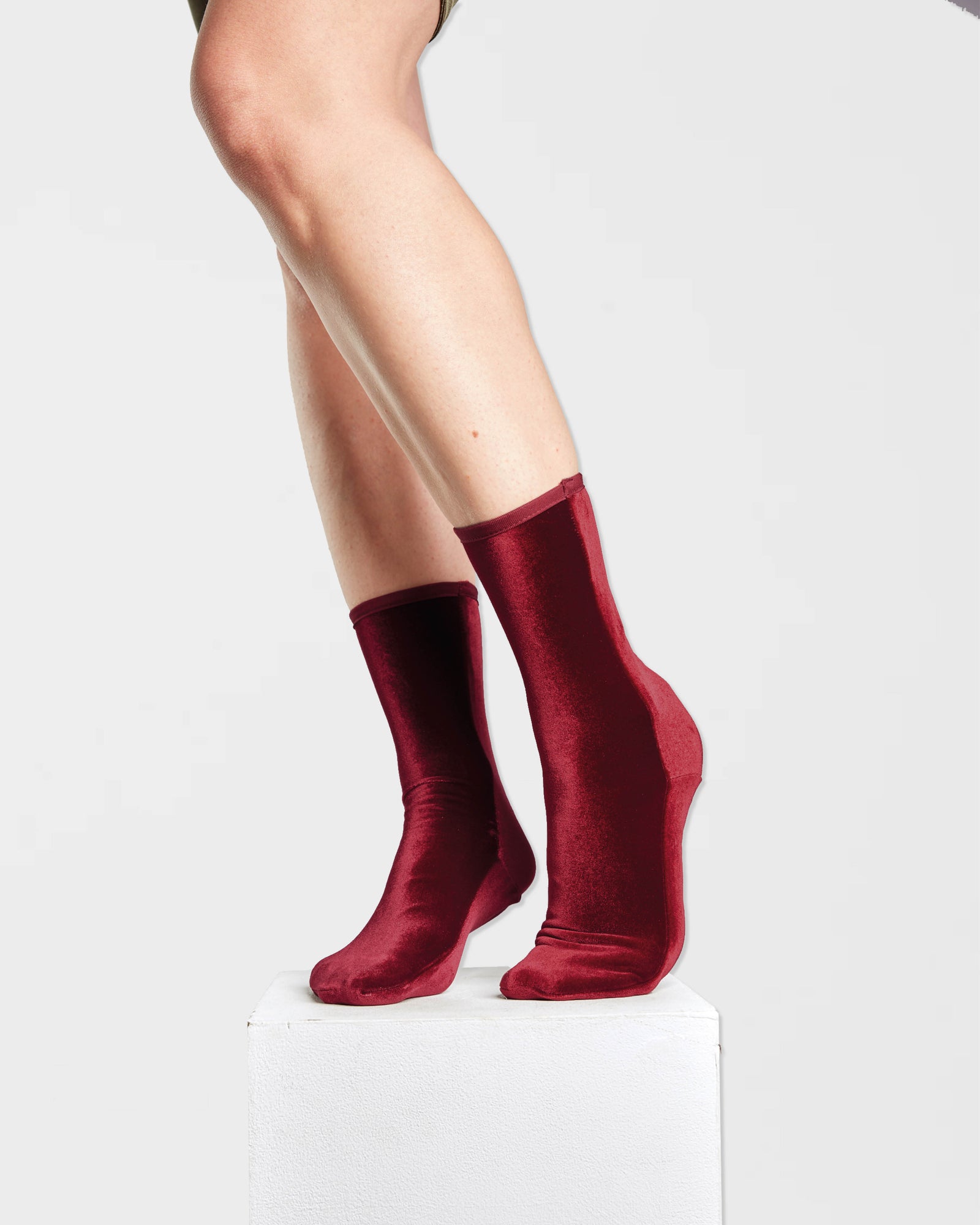 Velvet Ankle Socks