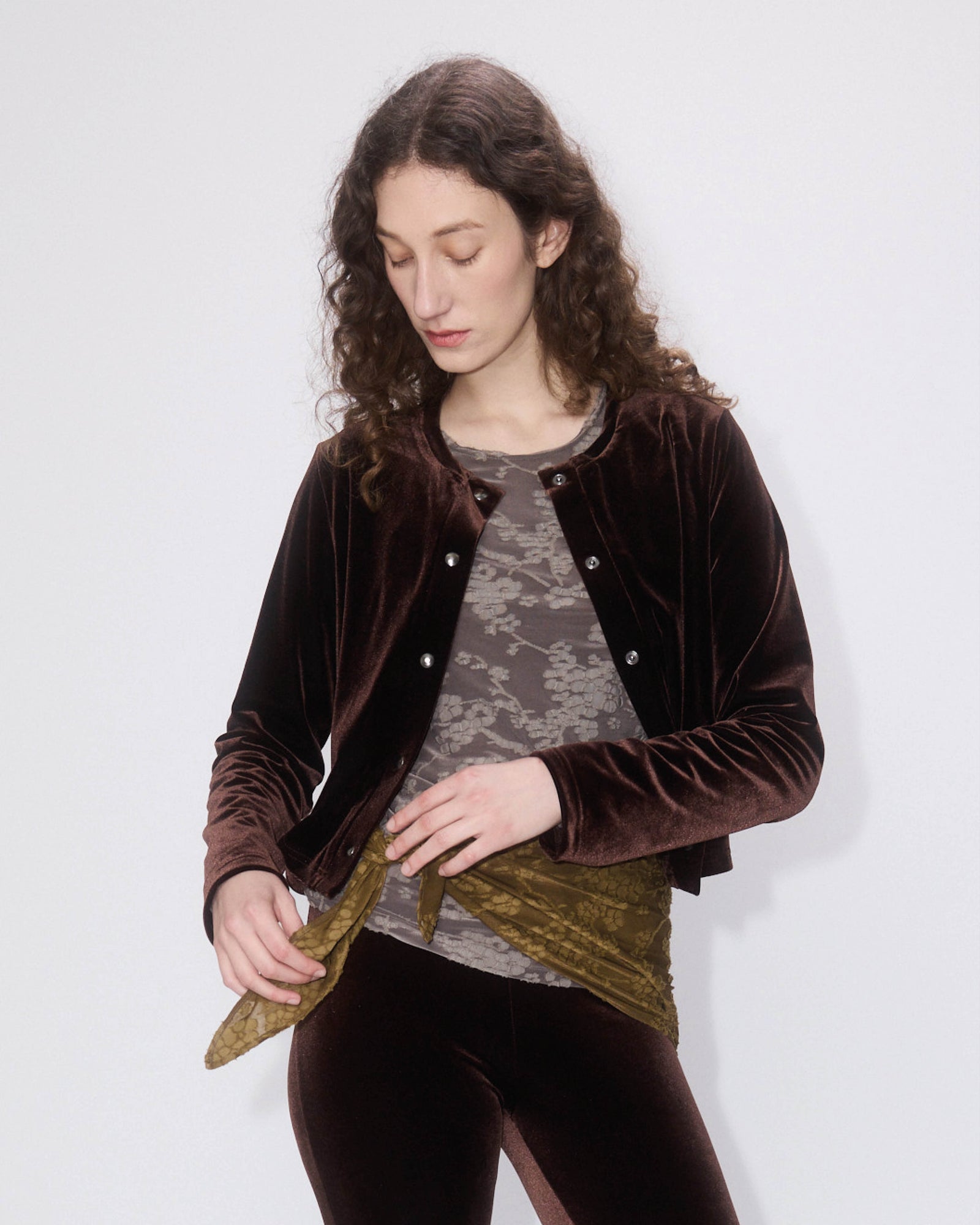 Velvet Cardigan